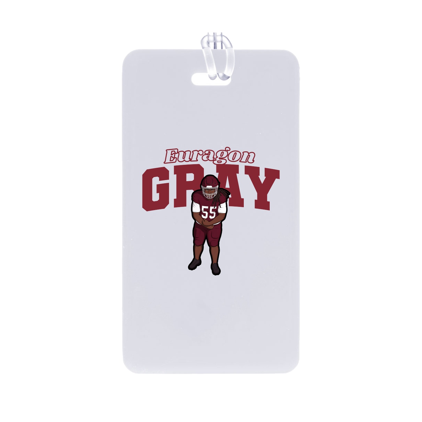 Bag Tag — Name Arch in Classic