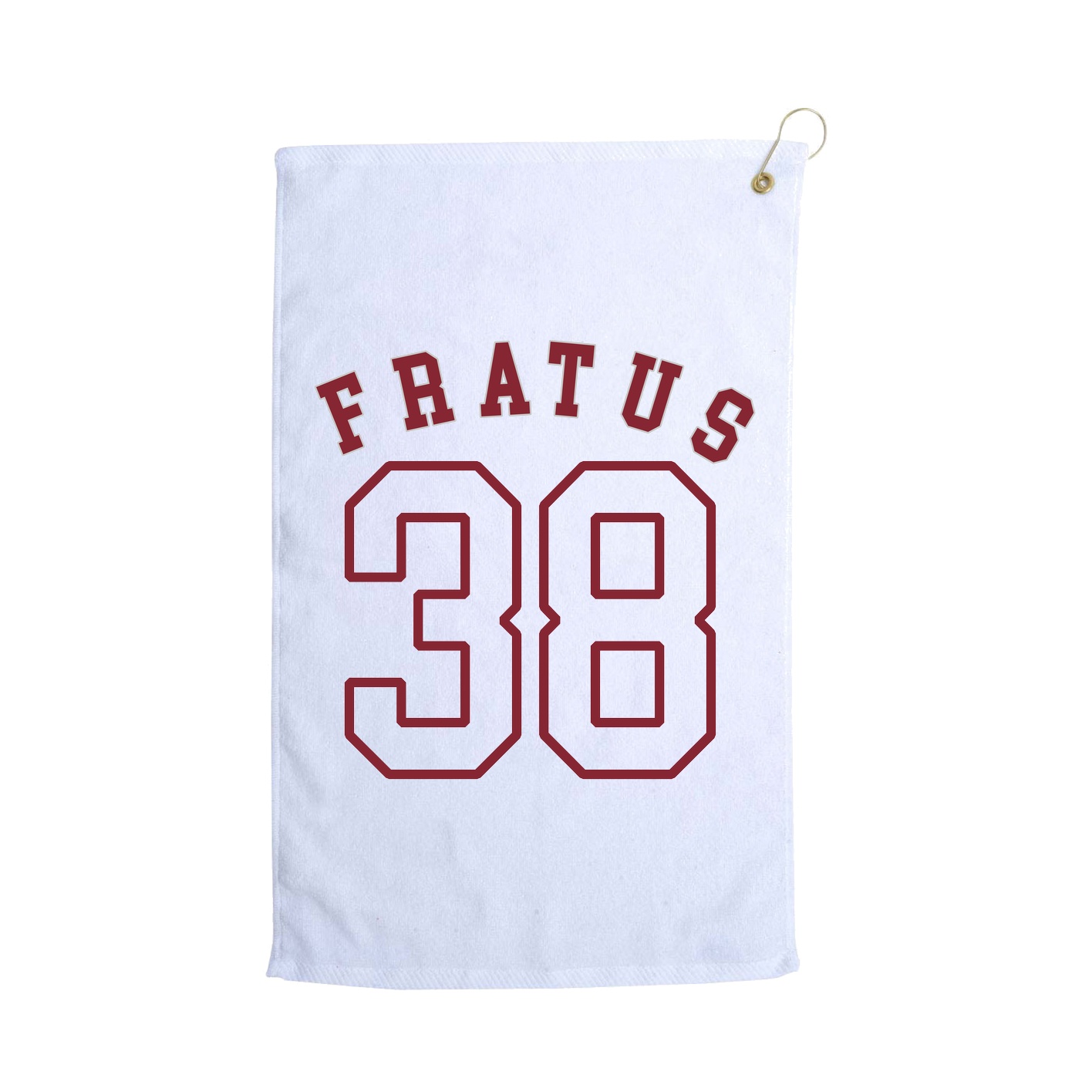 Golf Towel — Shirsey Arch in White