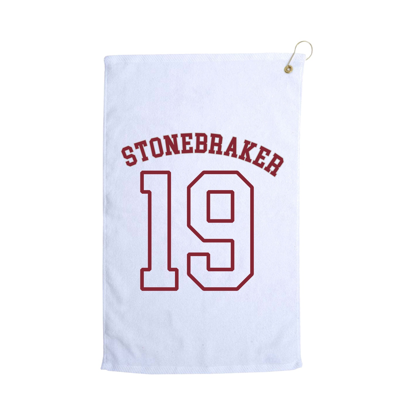 Golf Towel — Shirsey Arch in White