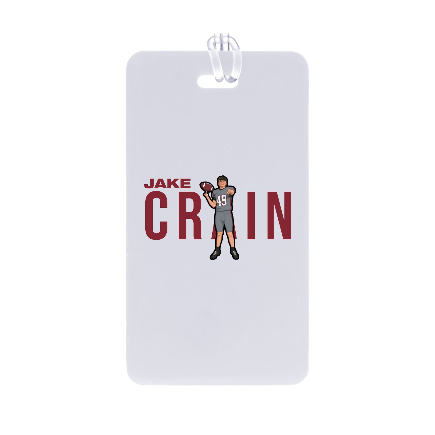 Bag Tag — Player Name in Classic