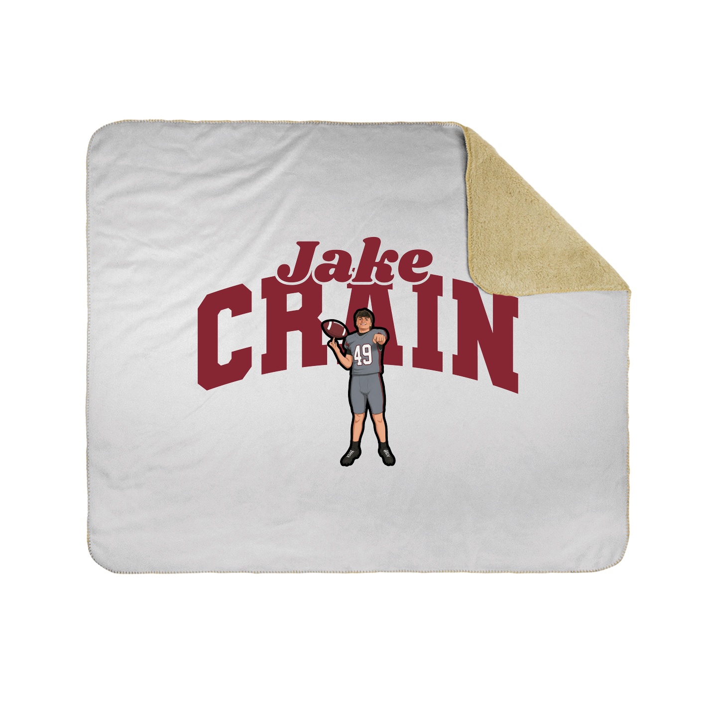 Throw Blanket — Signature Arch in White