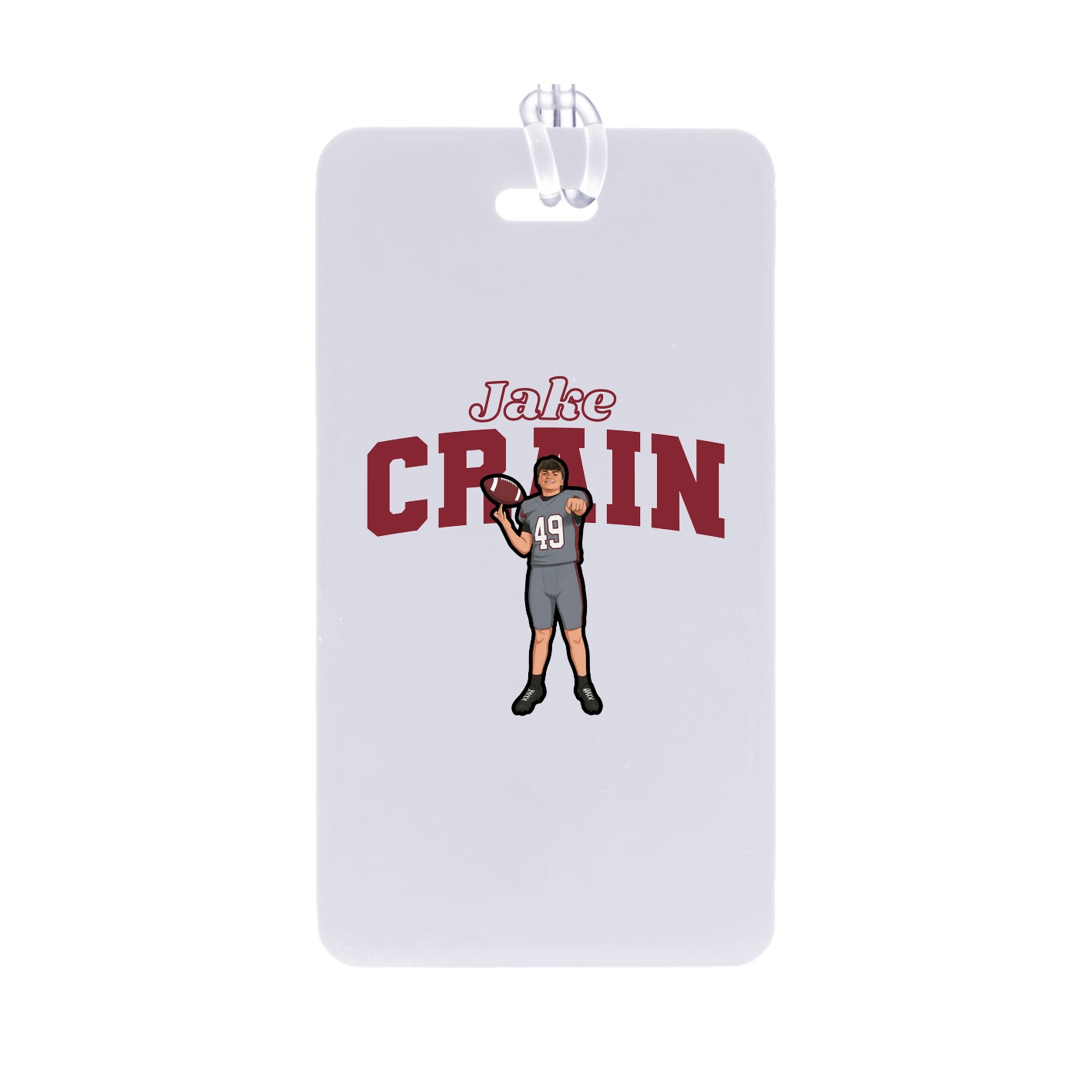 Bag Tag — Name Arch in Classic