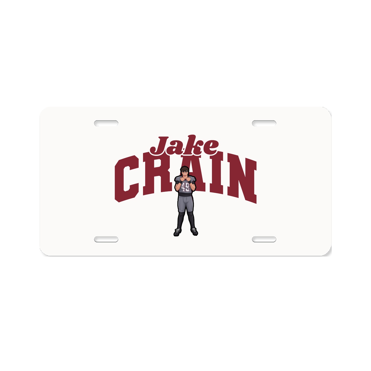 License Plate — Signature Arch in Classic