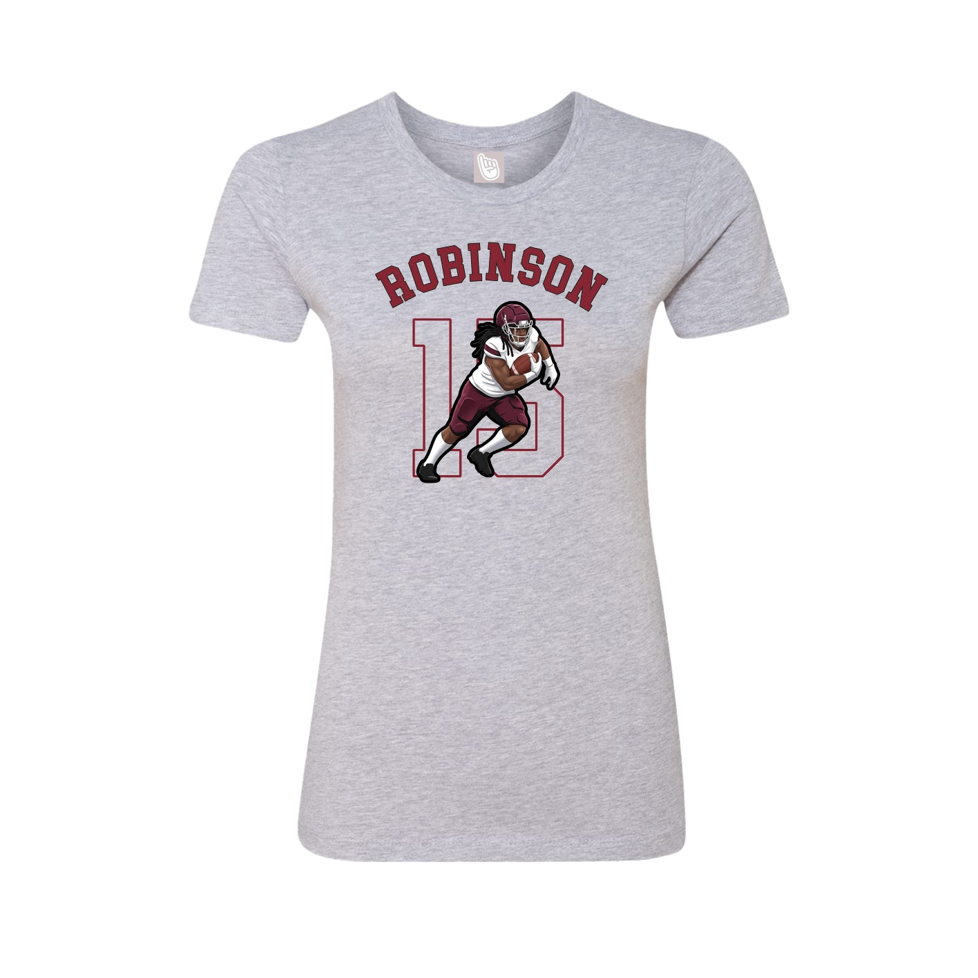 Fitted Women's Tee — Shirsey Arch in Grey