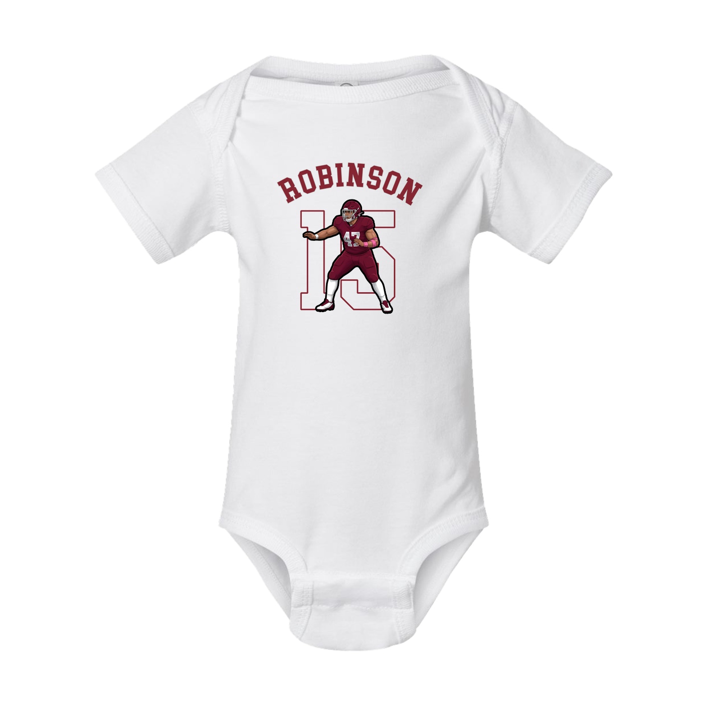 Baby Onesie — Shirsey Arch in White