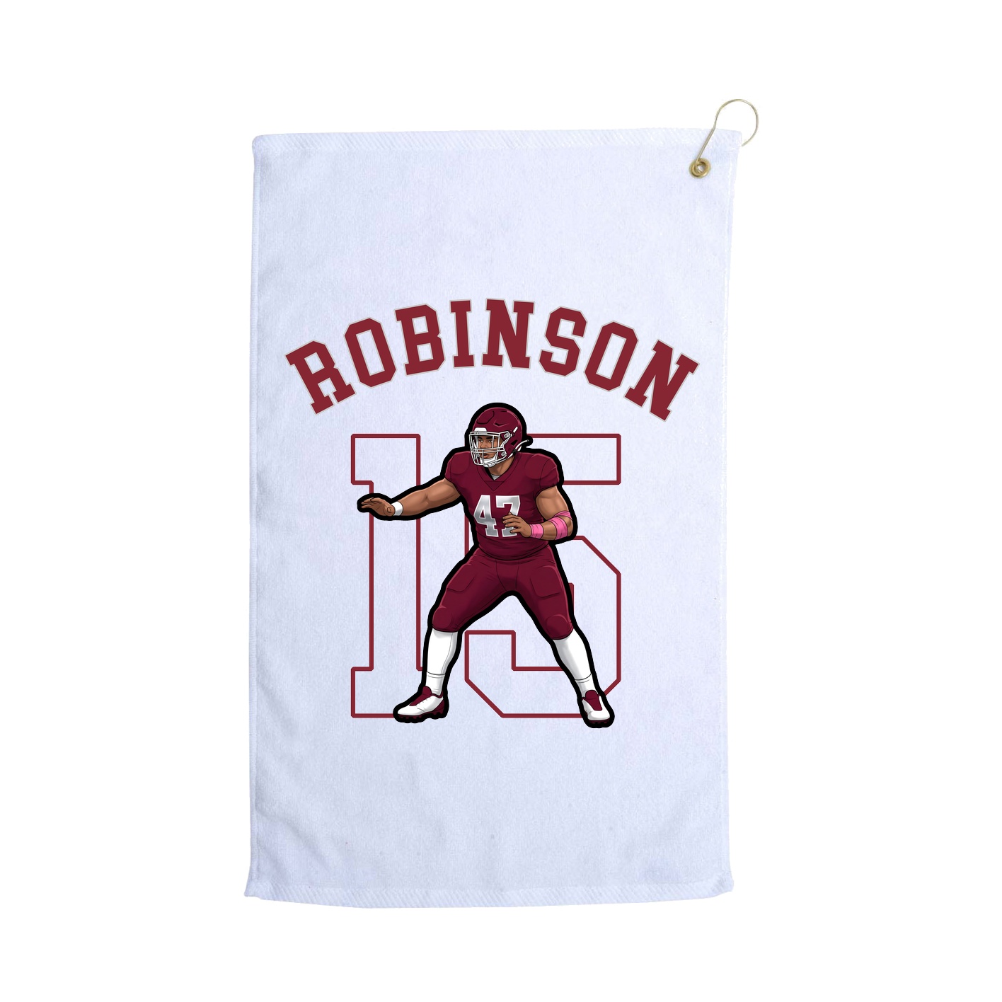 Golf Towel — Shirsey Arch in White