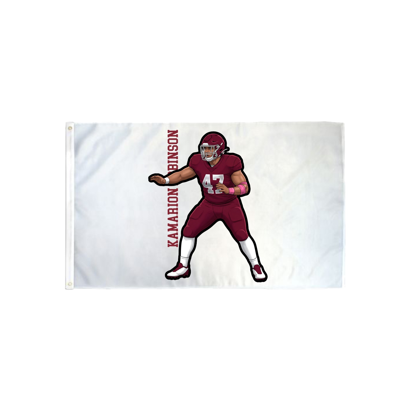 3x5 Flag — Name Vertical in Classic