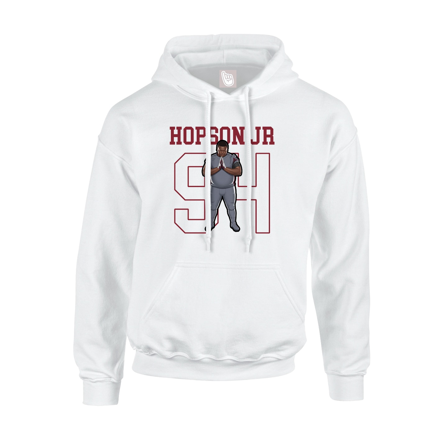 Youth Hoodie — Shirsey in White