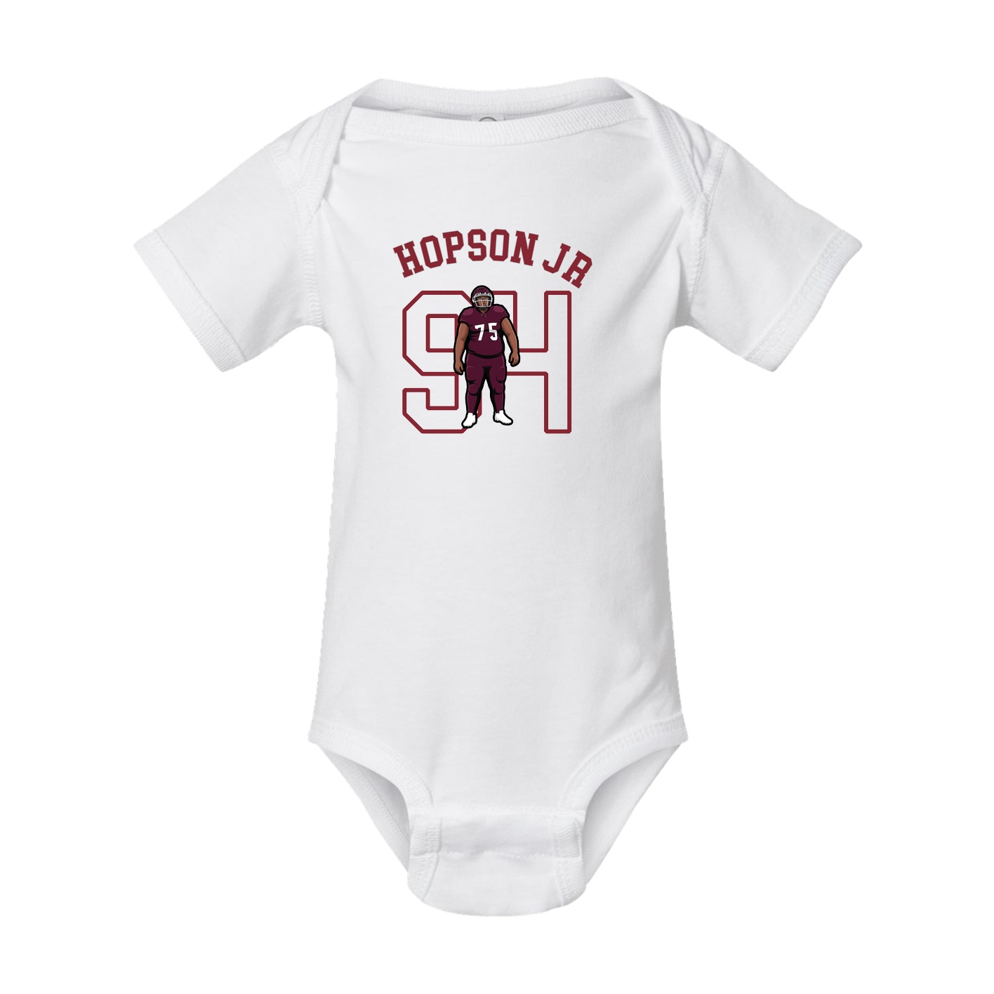 Baby Onesie — Shirsey Arch in White