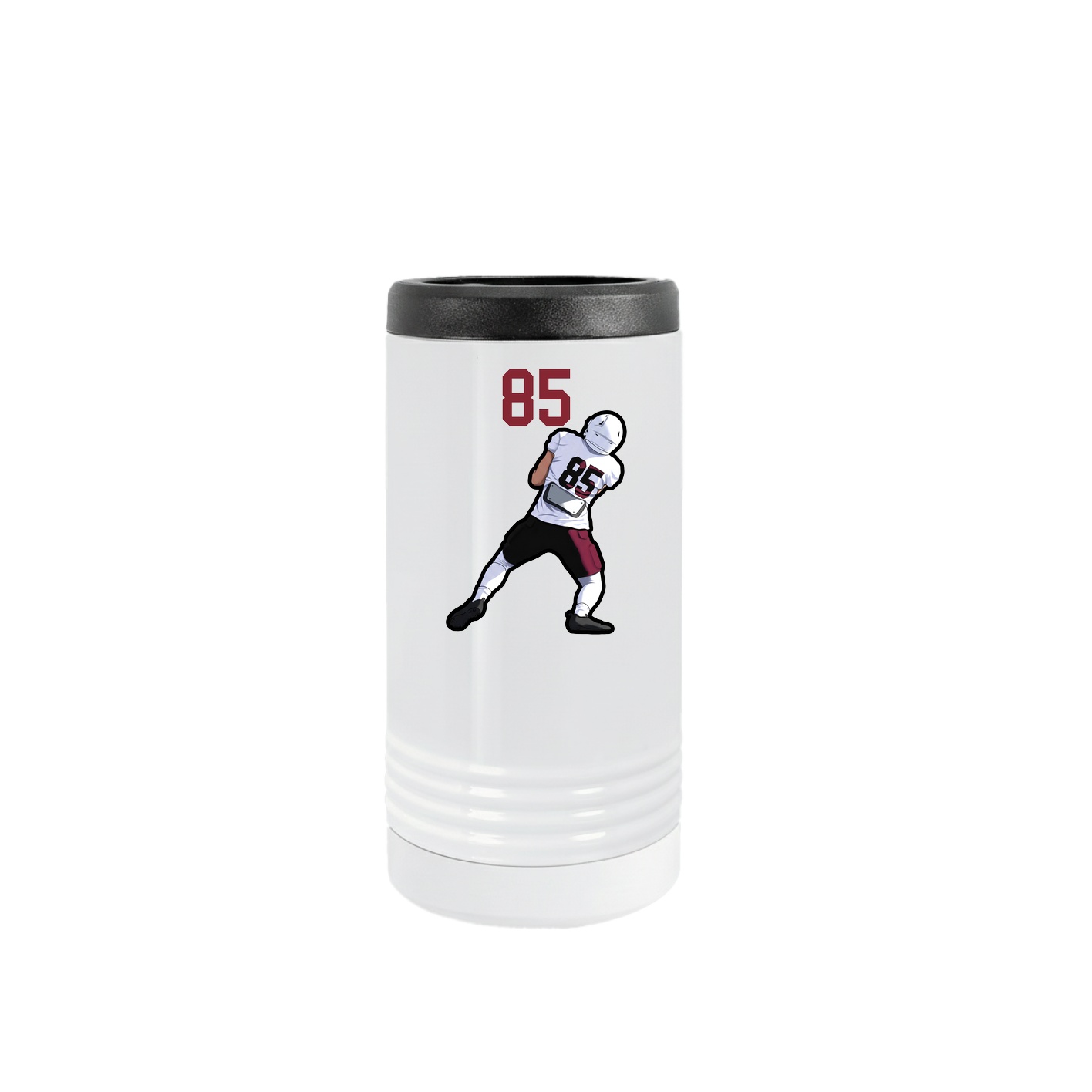Slim Beverage Holder — Number Top in White