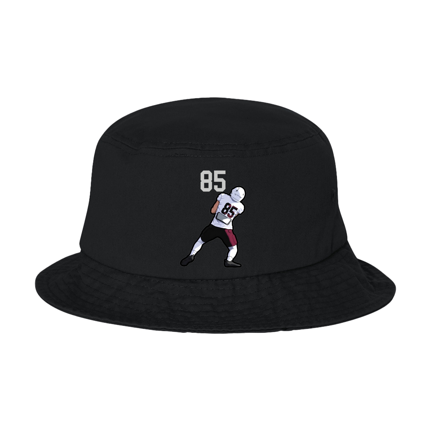 Bucket Cap — Number Top in Black