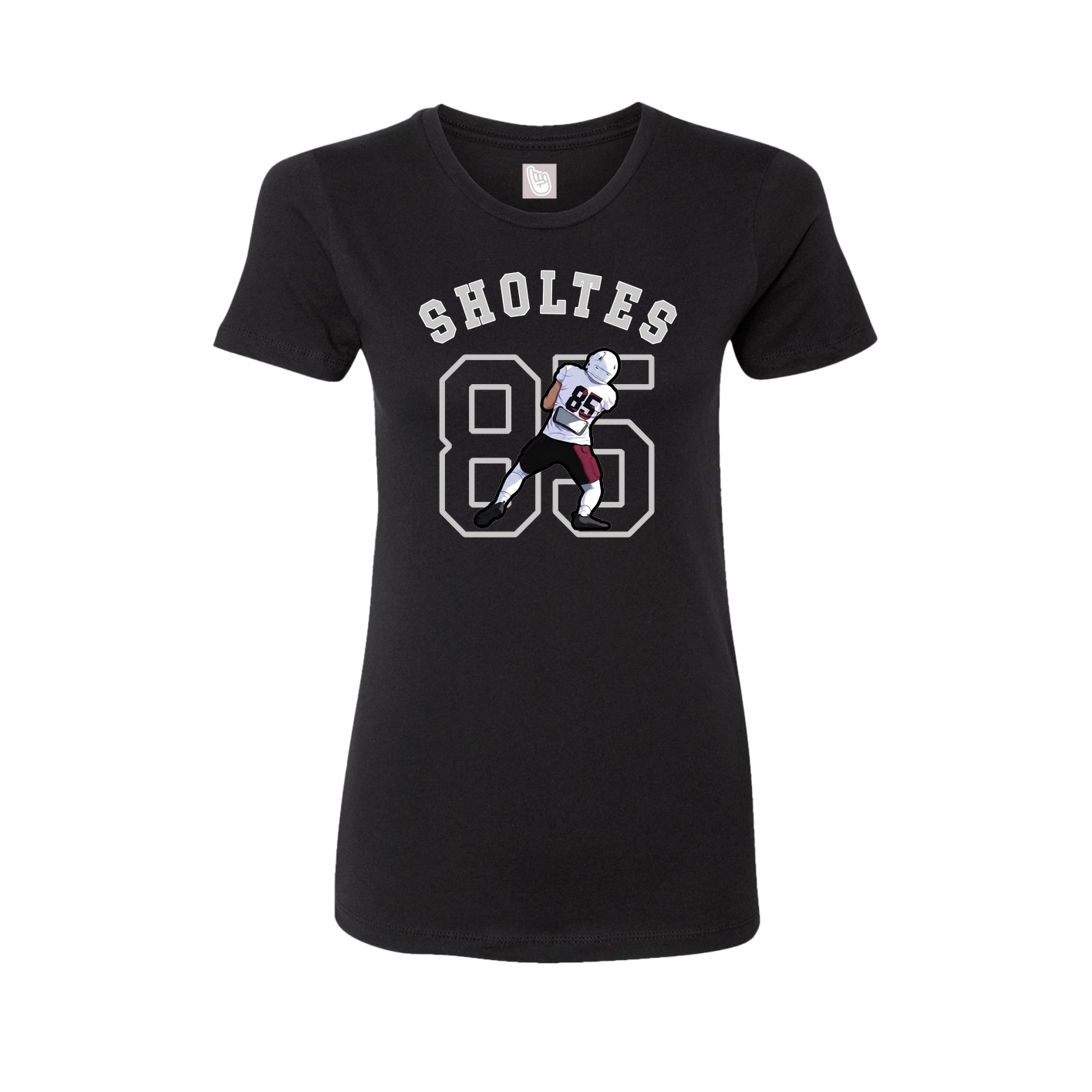 Womens Tee — Shirsey Arch in Black