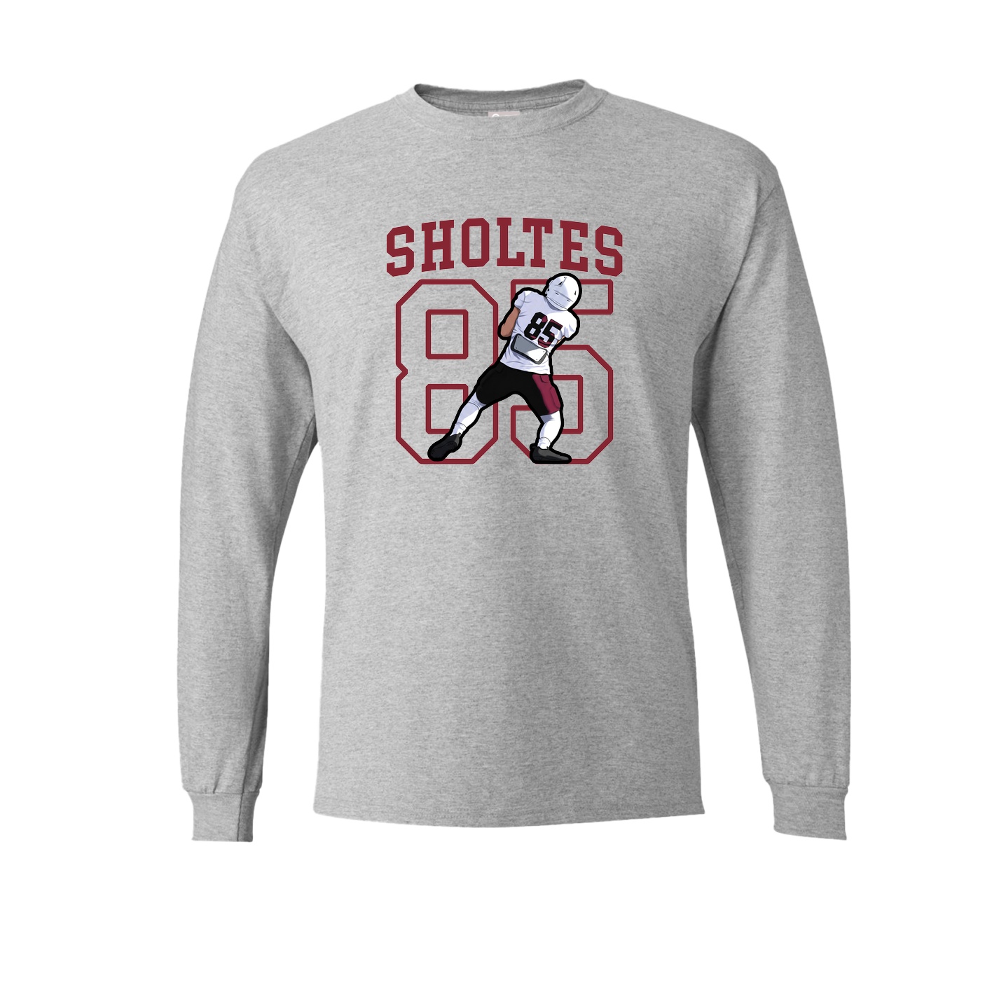 Long Sleeve Tee — Shirsey in Grey