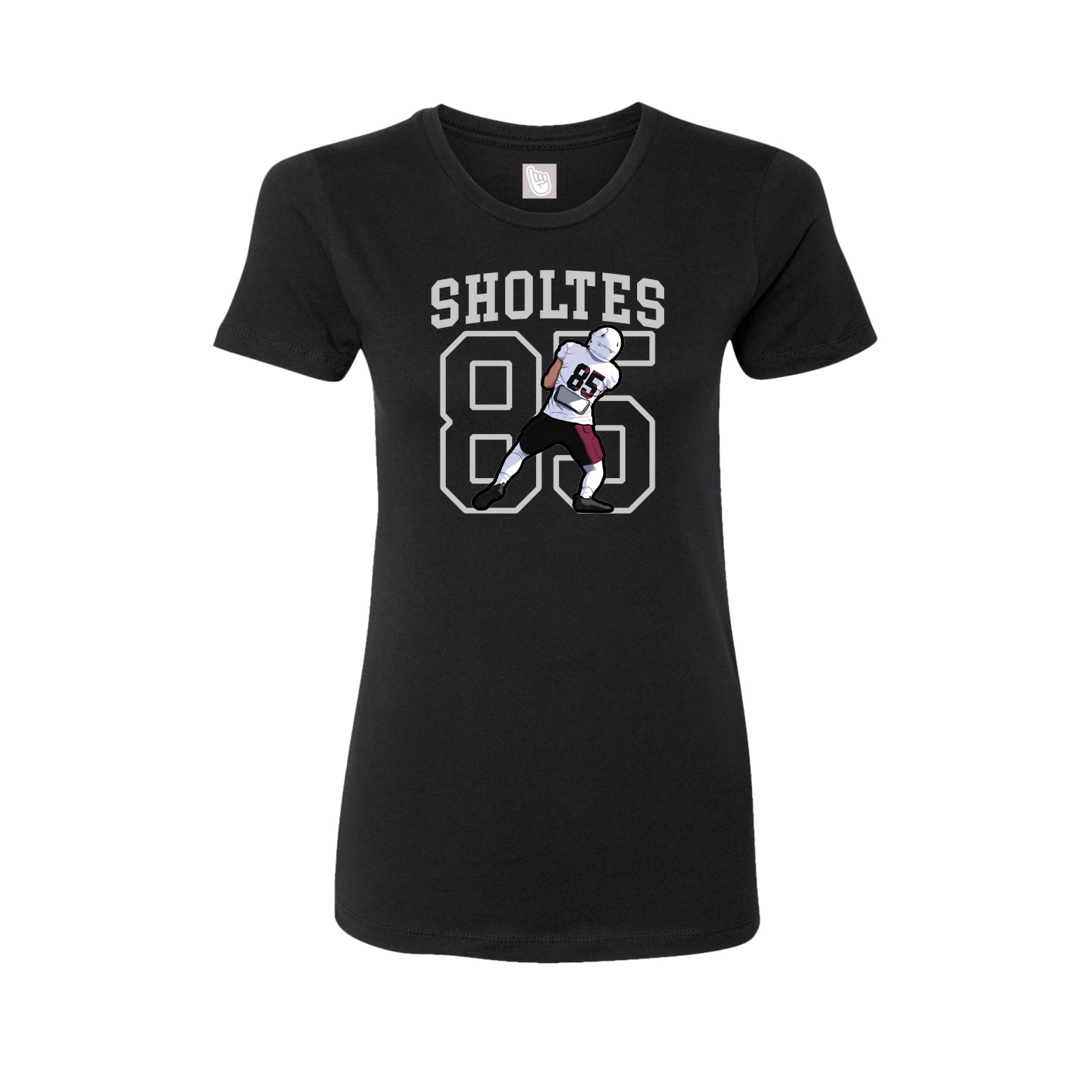 Fitted Women's Tee — Shirsey in Black