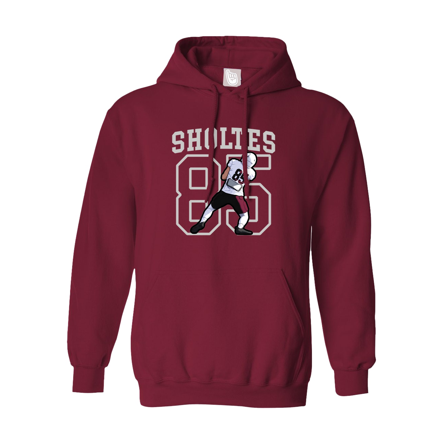 Hoodie — Shirsey in Cardinal