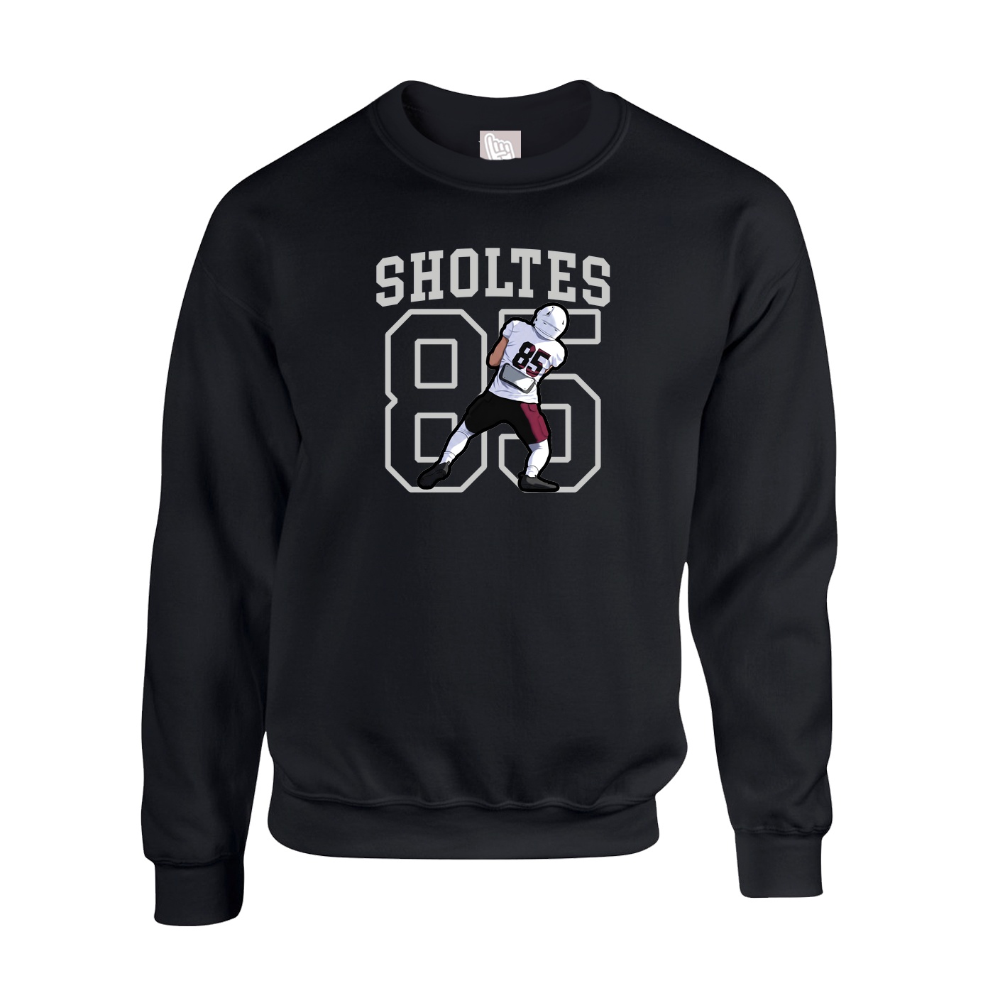 Fleece Crew — Shirsey in Black