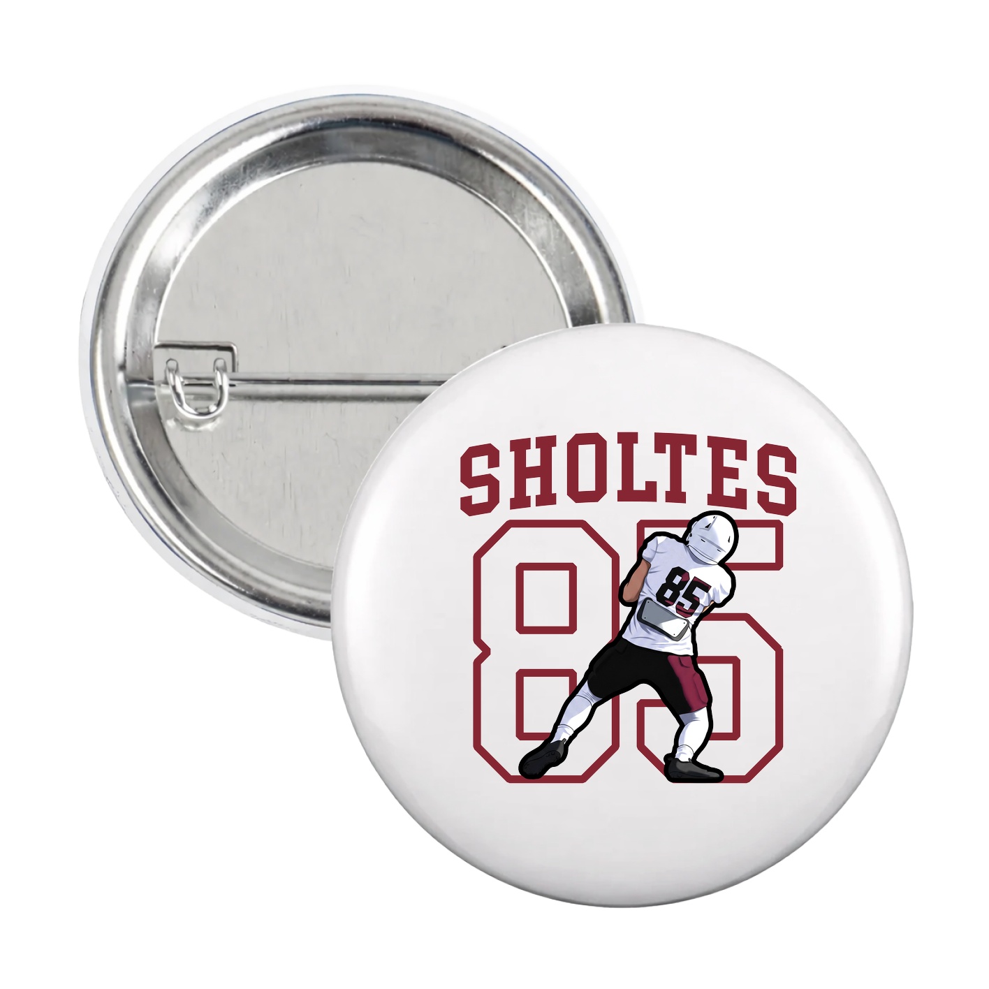 Game Day Button — Shirsey in White