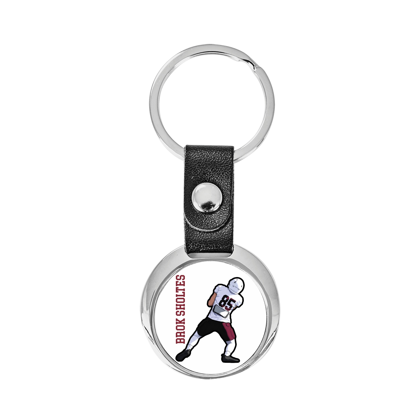 Key Chain — Name Vertical in Classic