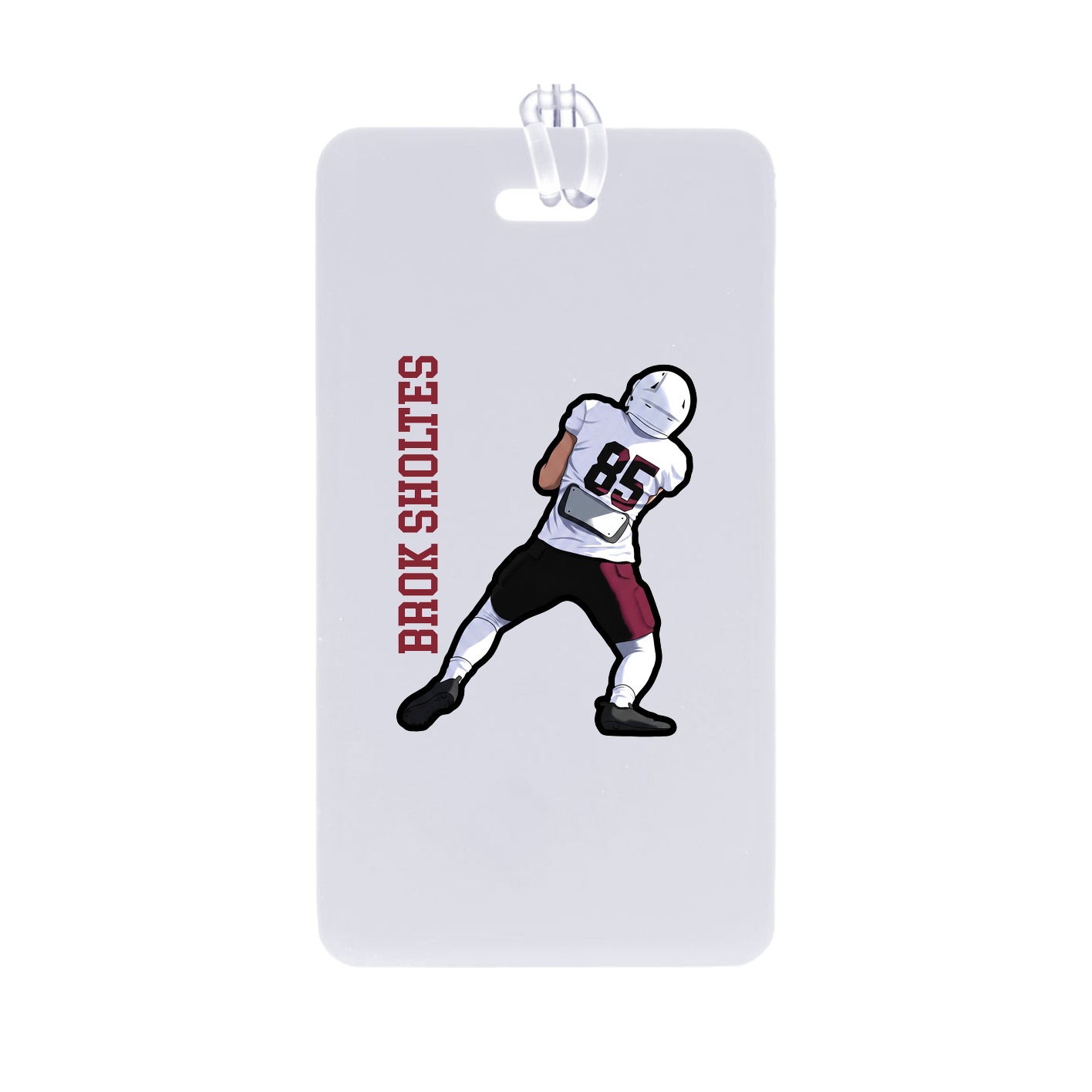 Bag Tag — Name Vertical in Classic