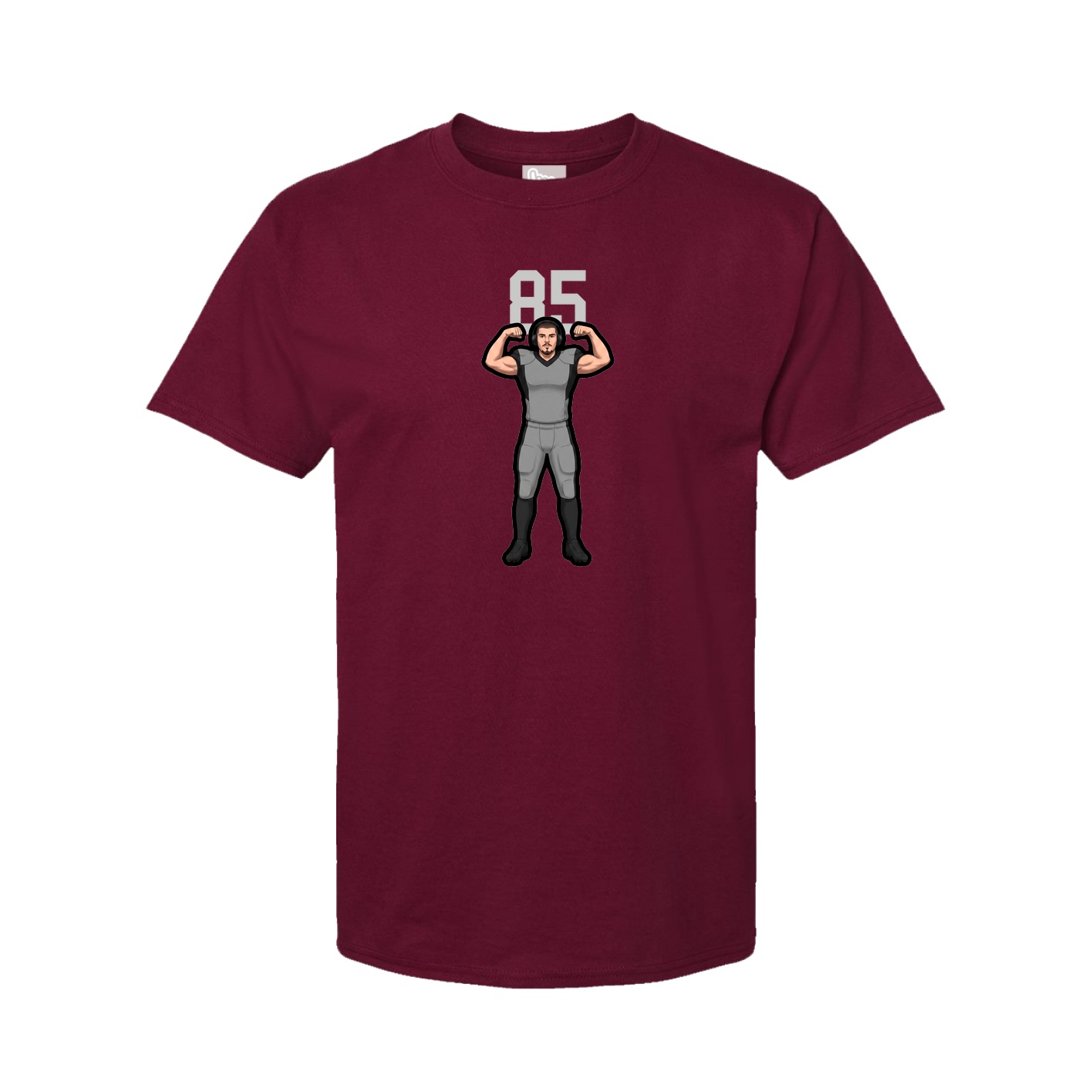 Tee — Number Top in Cardinal