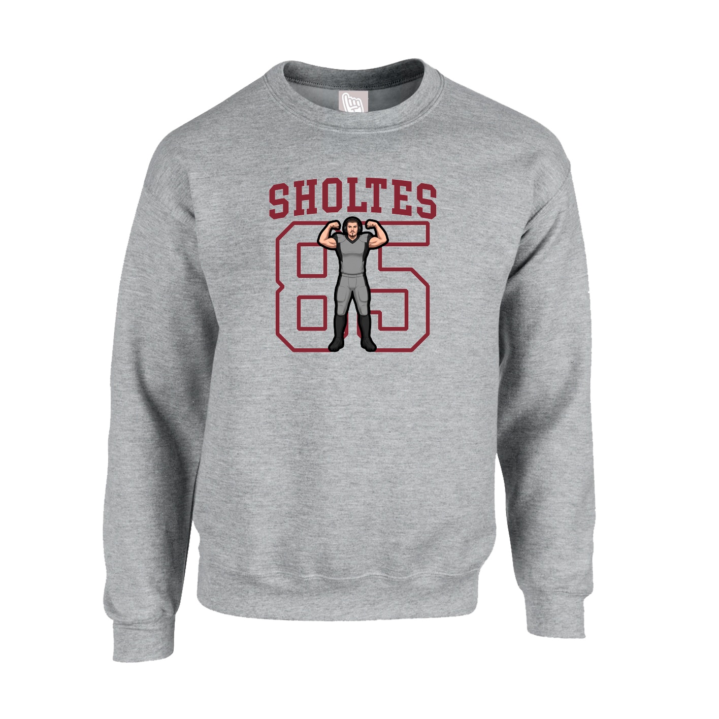 Fleece Crew — Shirsey in Grey