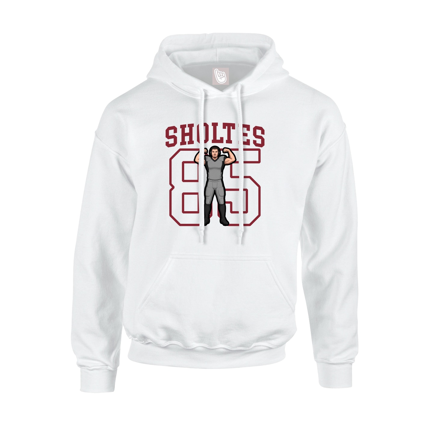 Youth Hoodie — Shirsey in White