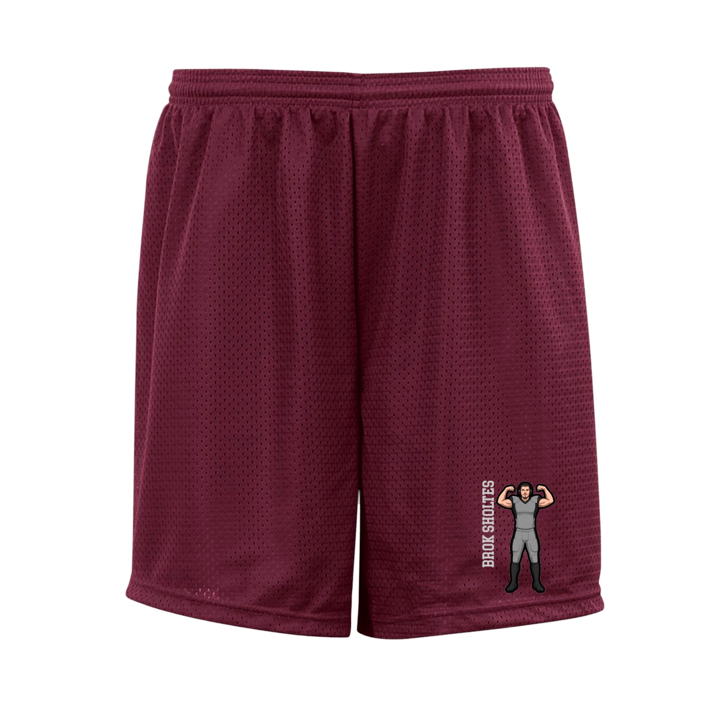 Shorts — Name Vertical in Cardinal