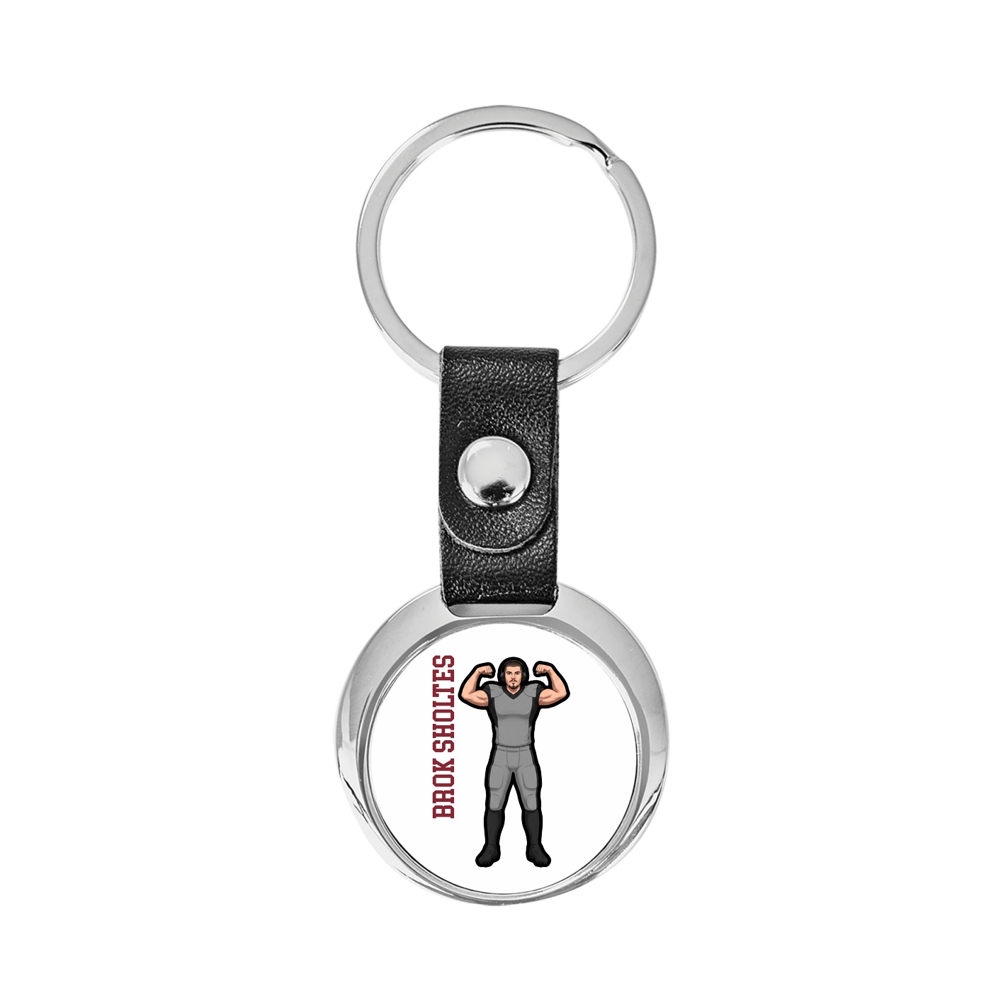 Key Chain — Name Vertical in Classic