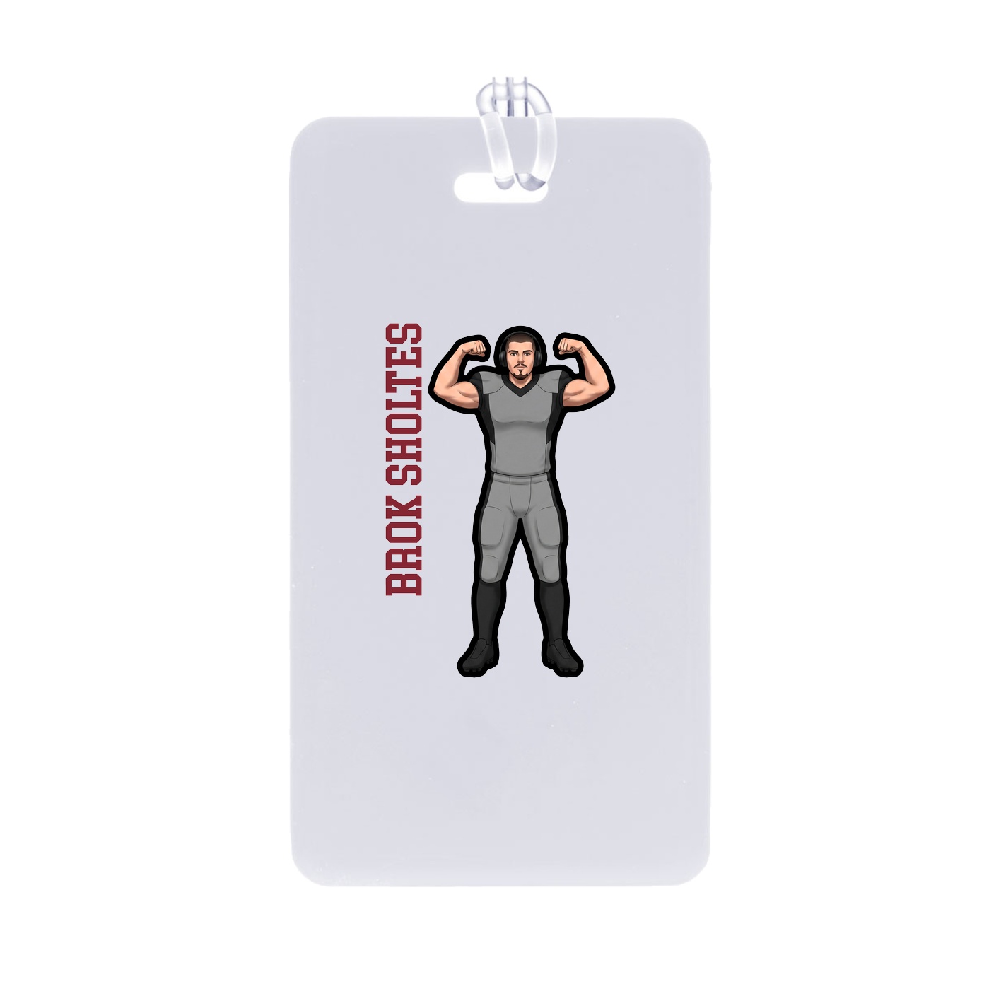 Bag Tag — Name Vertical in Classic