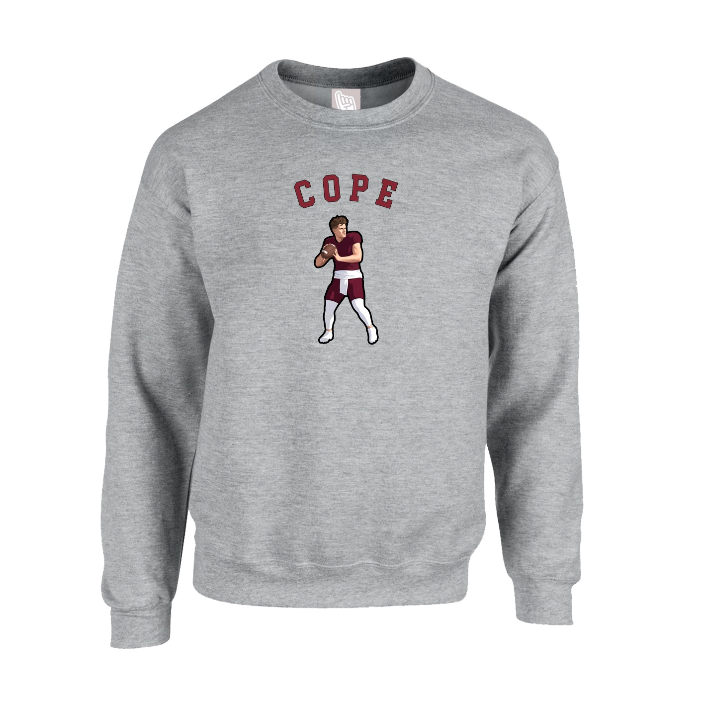 Fleece Crew — Classic in Grey