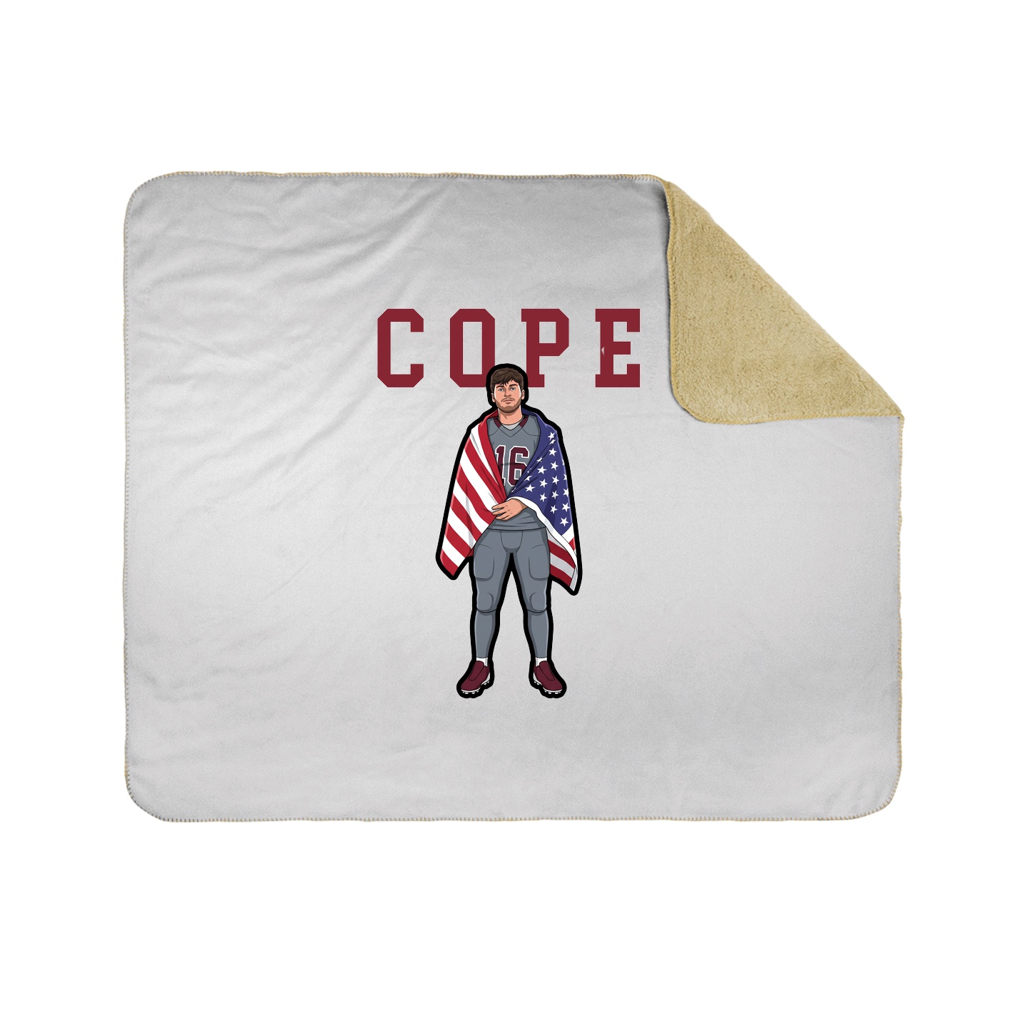 Throw Blanket — Shirsey in White