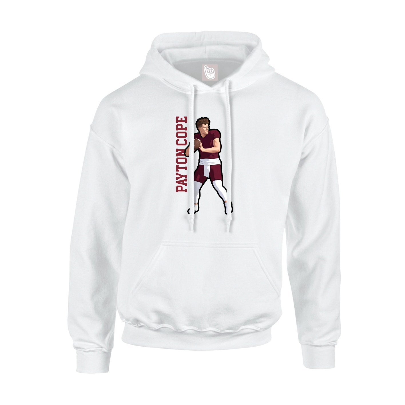 Youth Hoodie — Classic in White