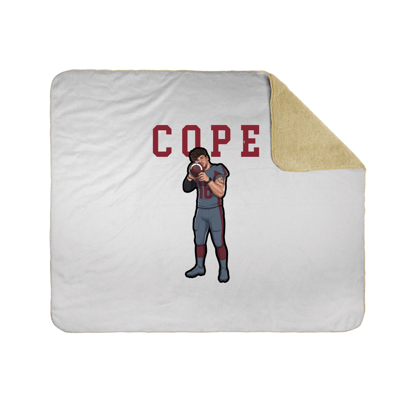 Throw Blanket — Shirsey in White