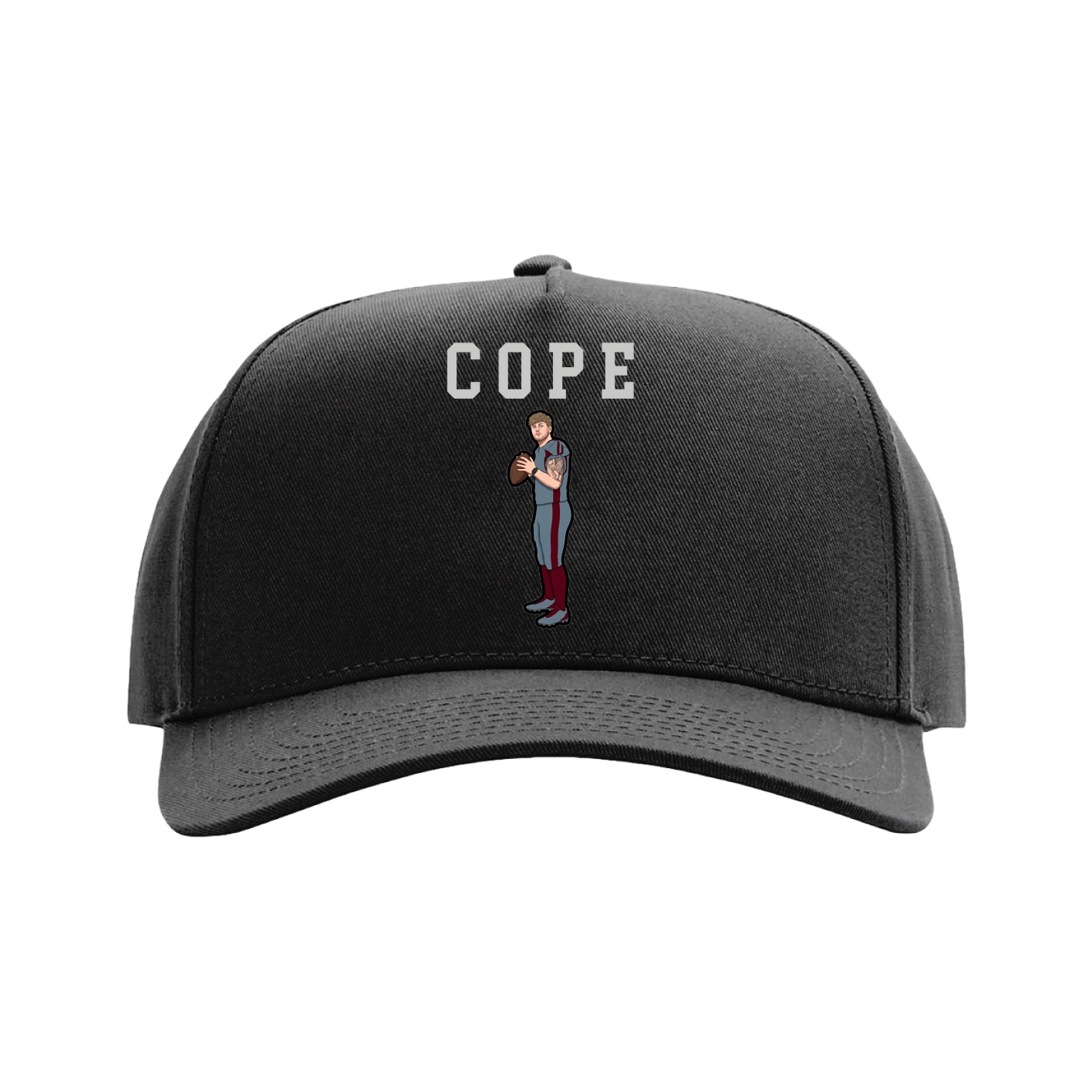 Full Fabric Five-Panel Champ Cap