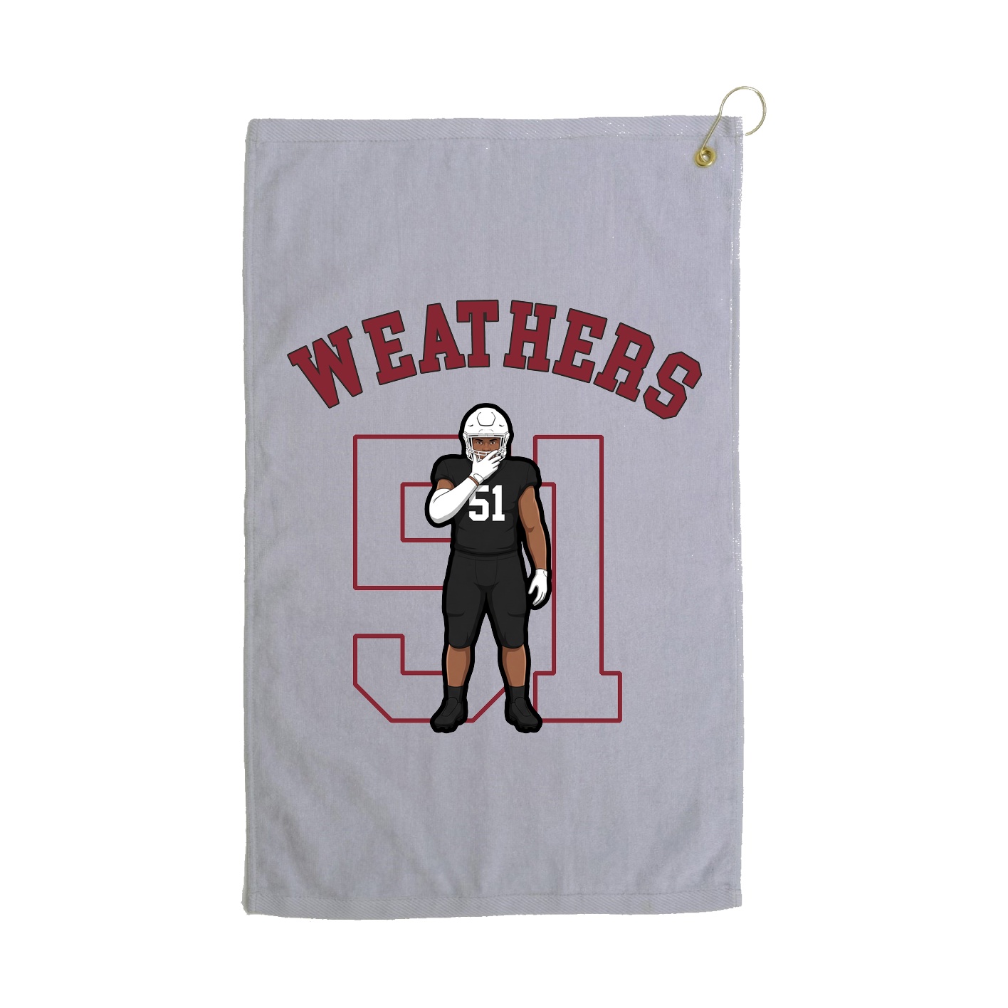 Golf Towel — Shirsey Arch in Grey