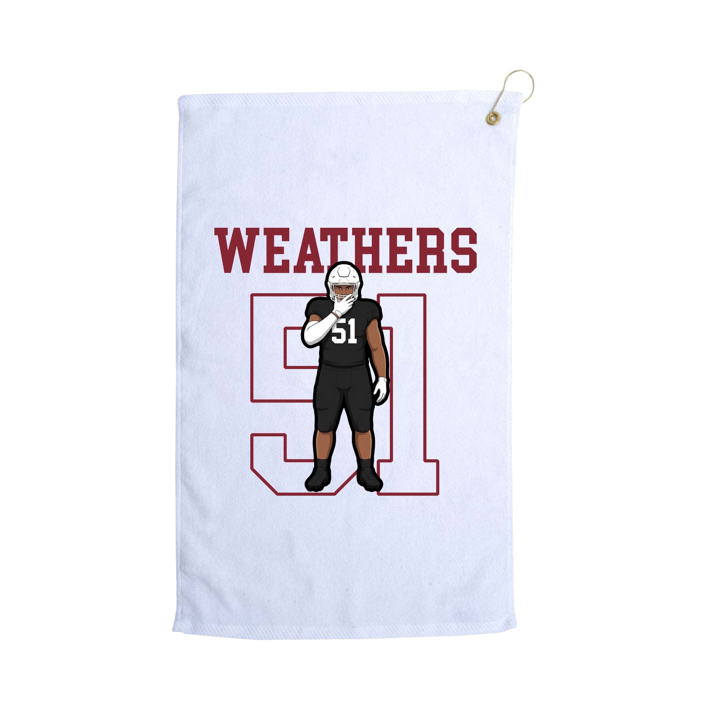 Golf Towel — Shirsey in White