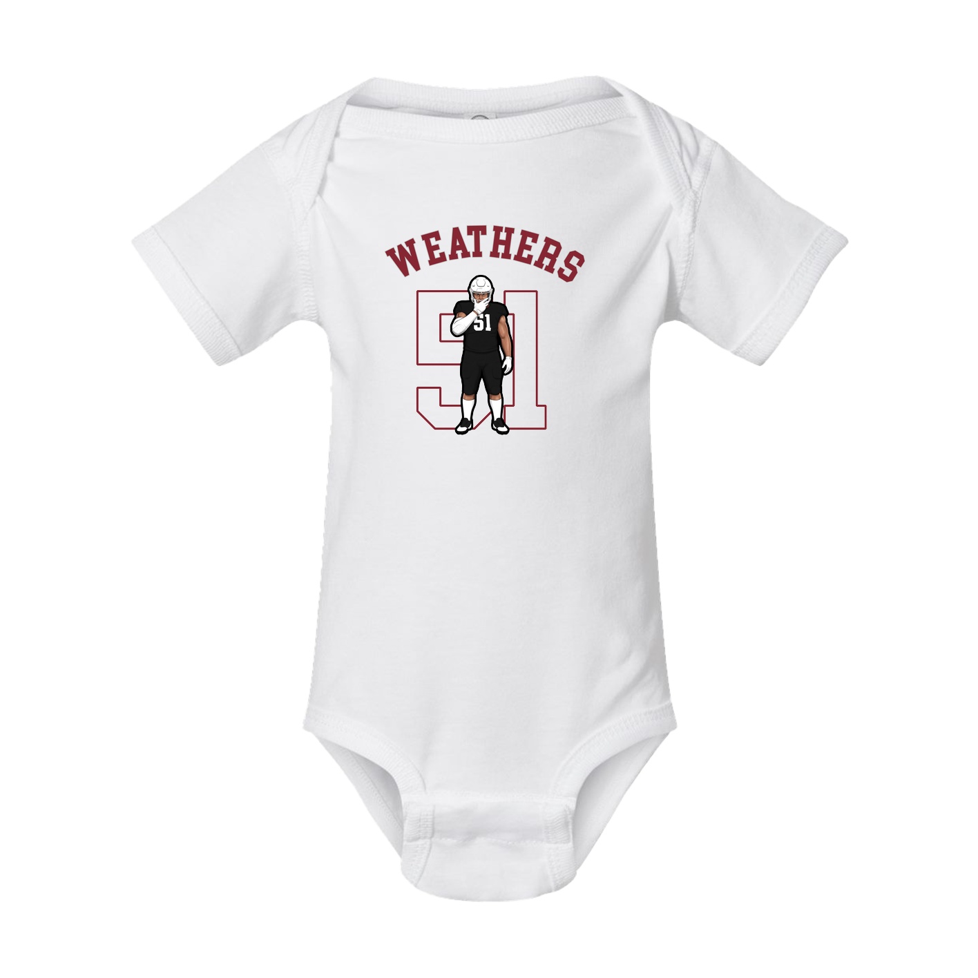 Baby Onesie — Shirsey Arch in White