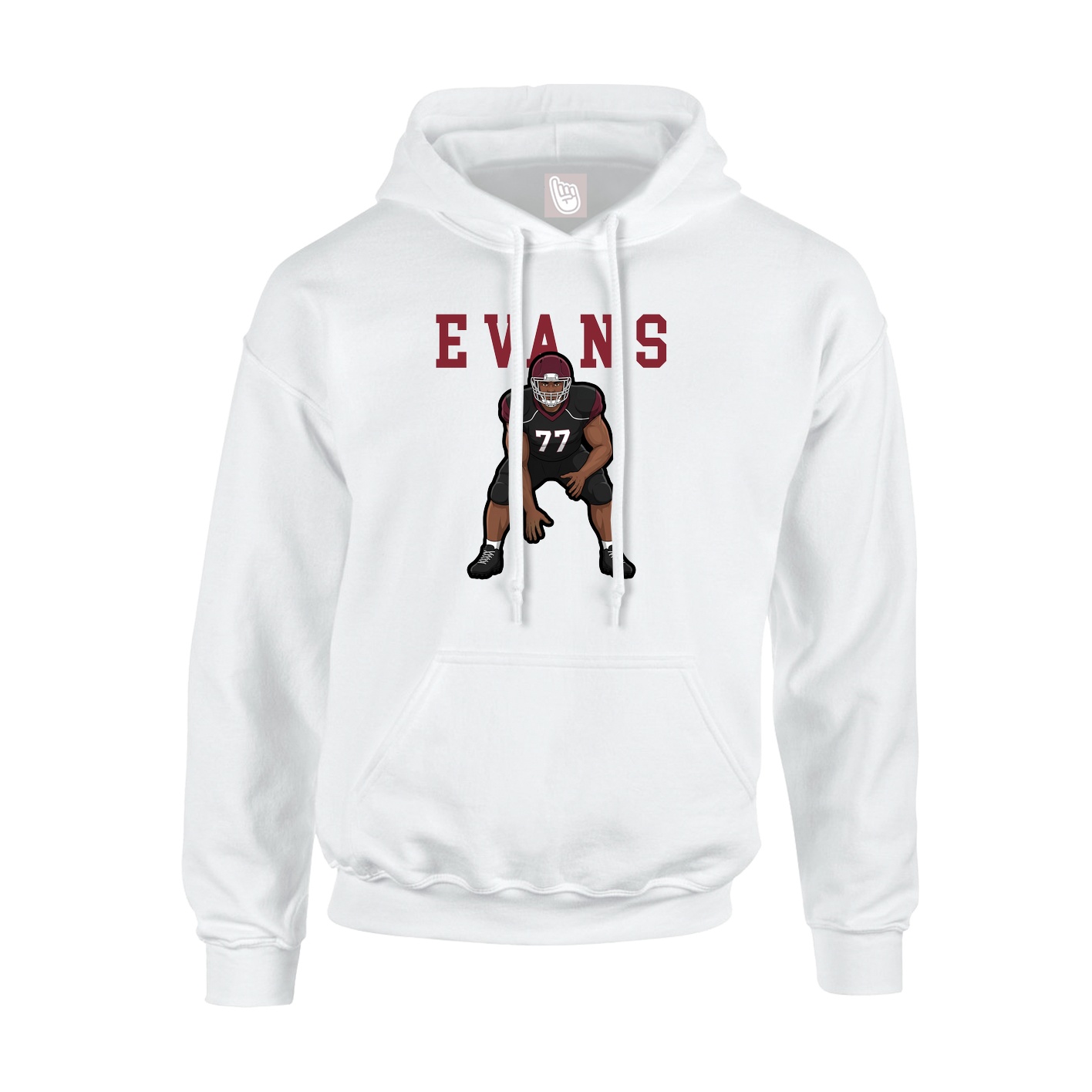 Hoodie — Shirsey in White