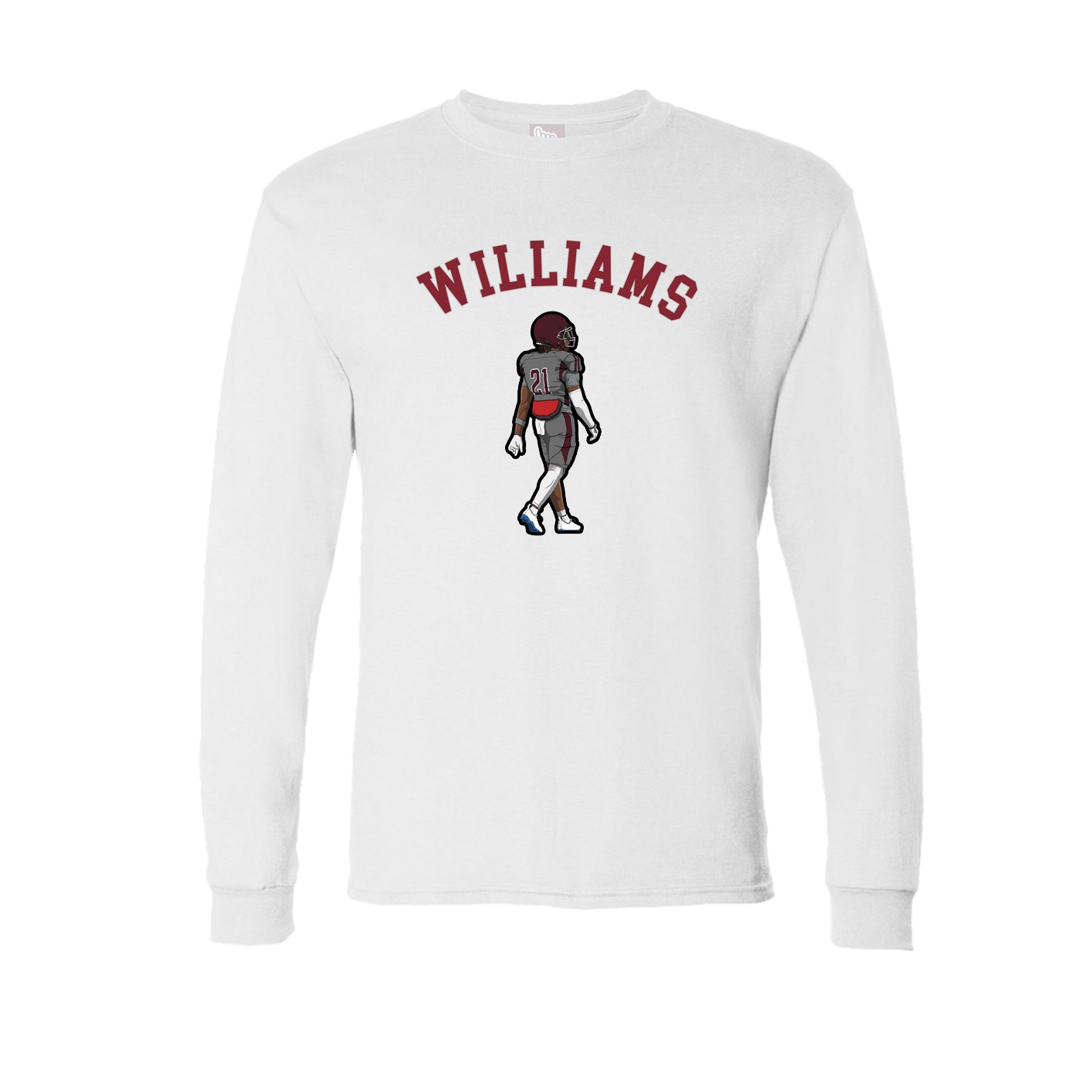 Long Sleeve Tee — Shirsey Arch in White