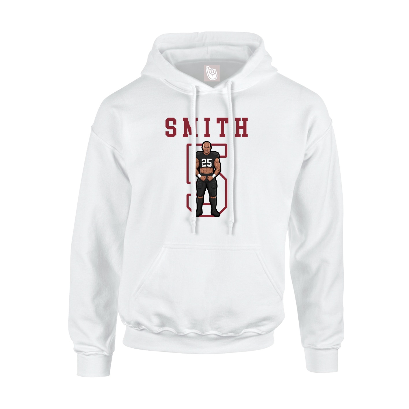 Hoodie — Shirsey in White
