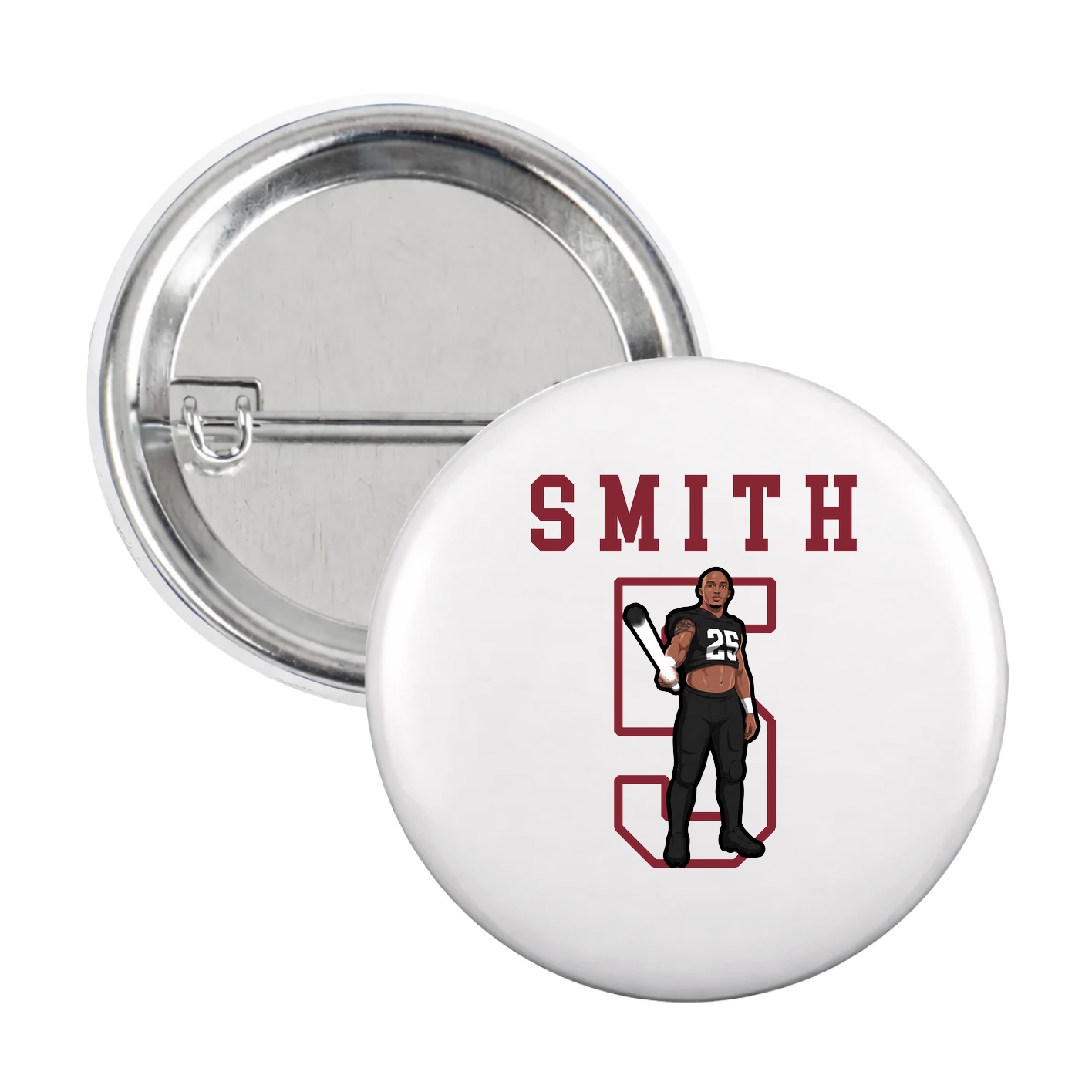 Game Day Button — Shirsey in White