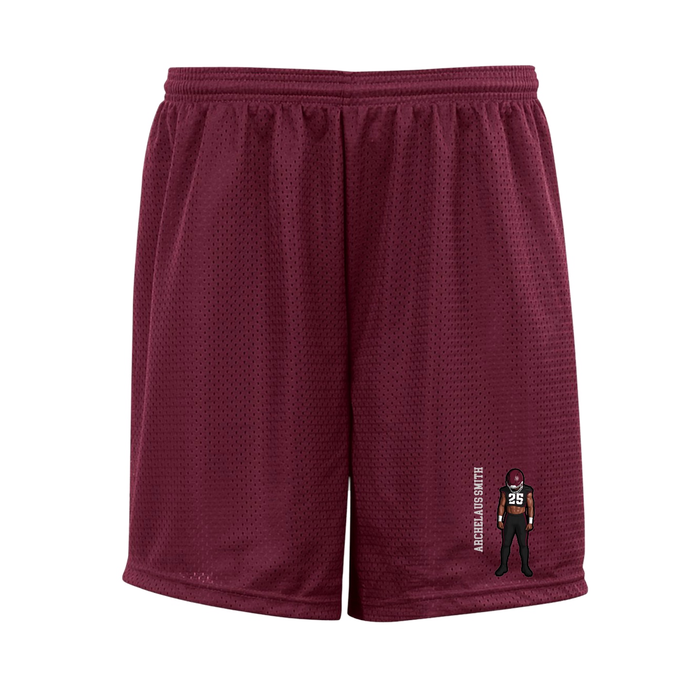 Shorts — Name Vertical in Cardinal