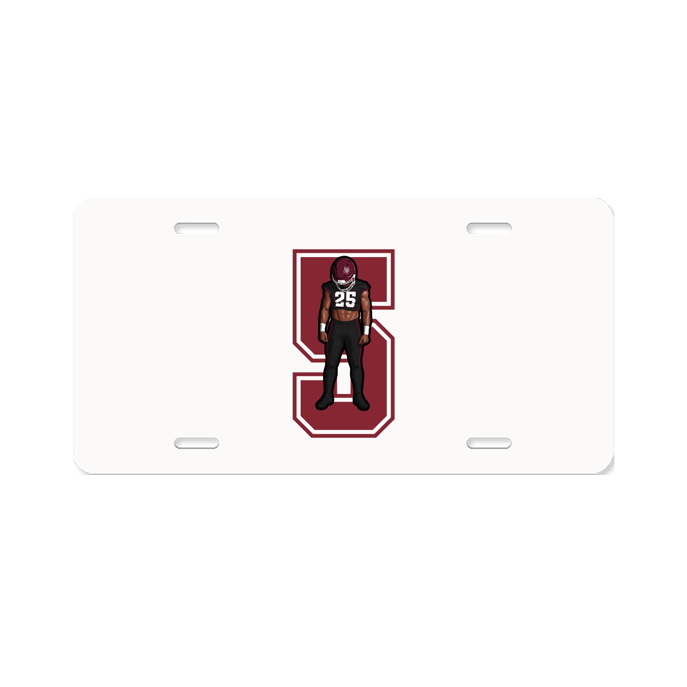 License Plate — Number in Classic