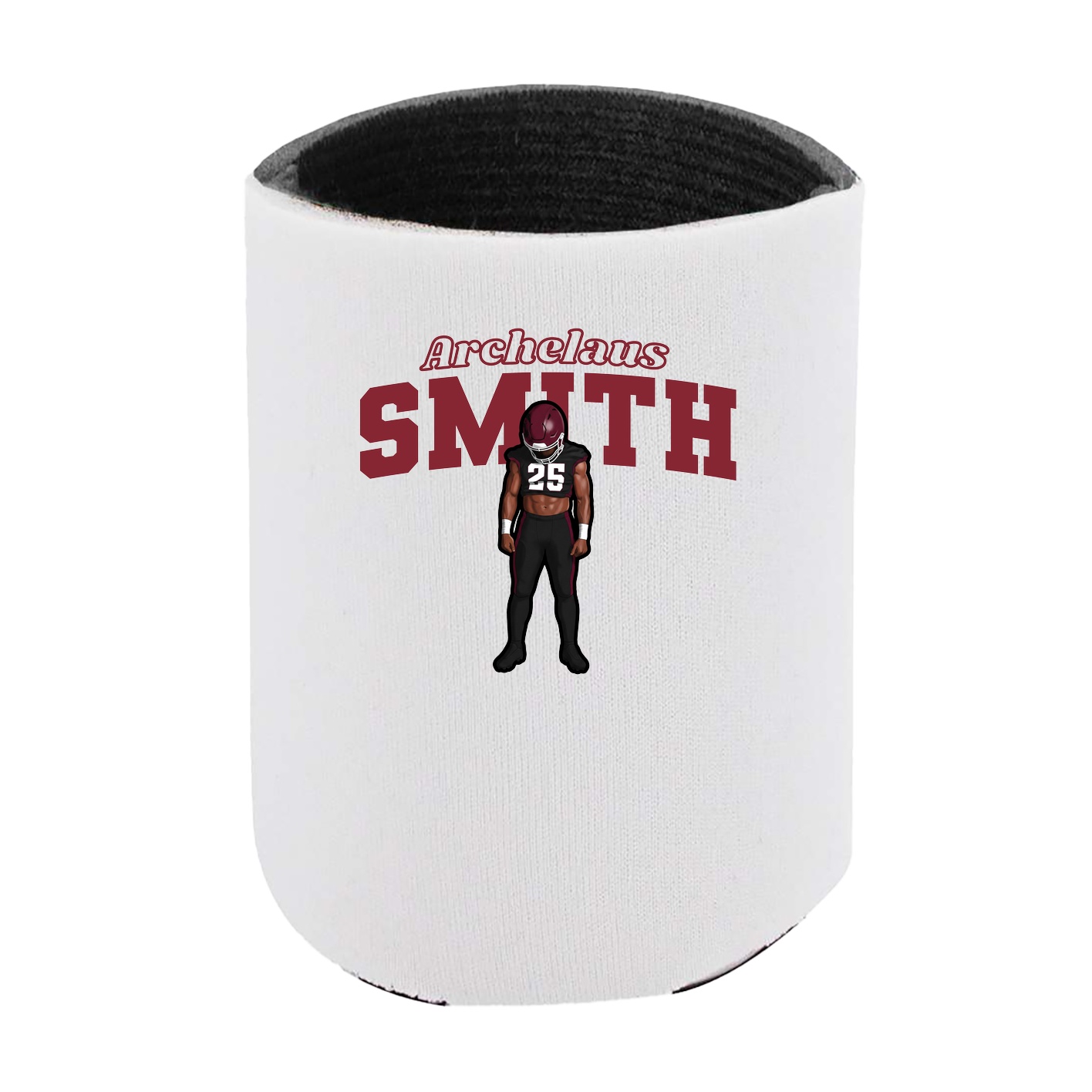 Can Holder — Name Arch in White
