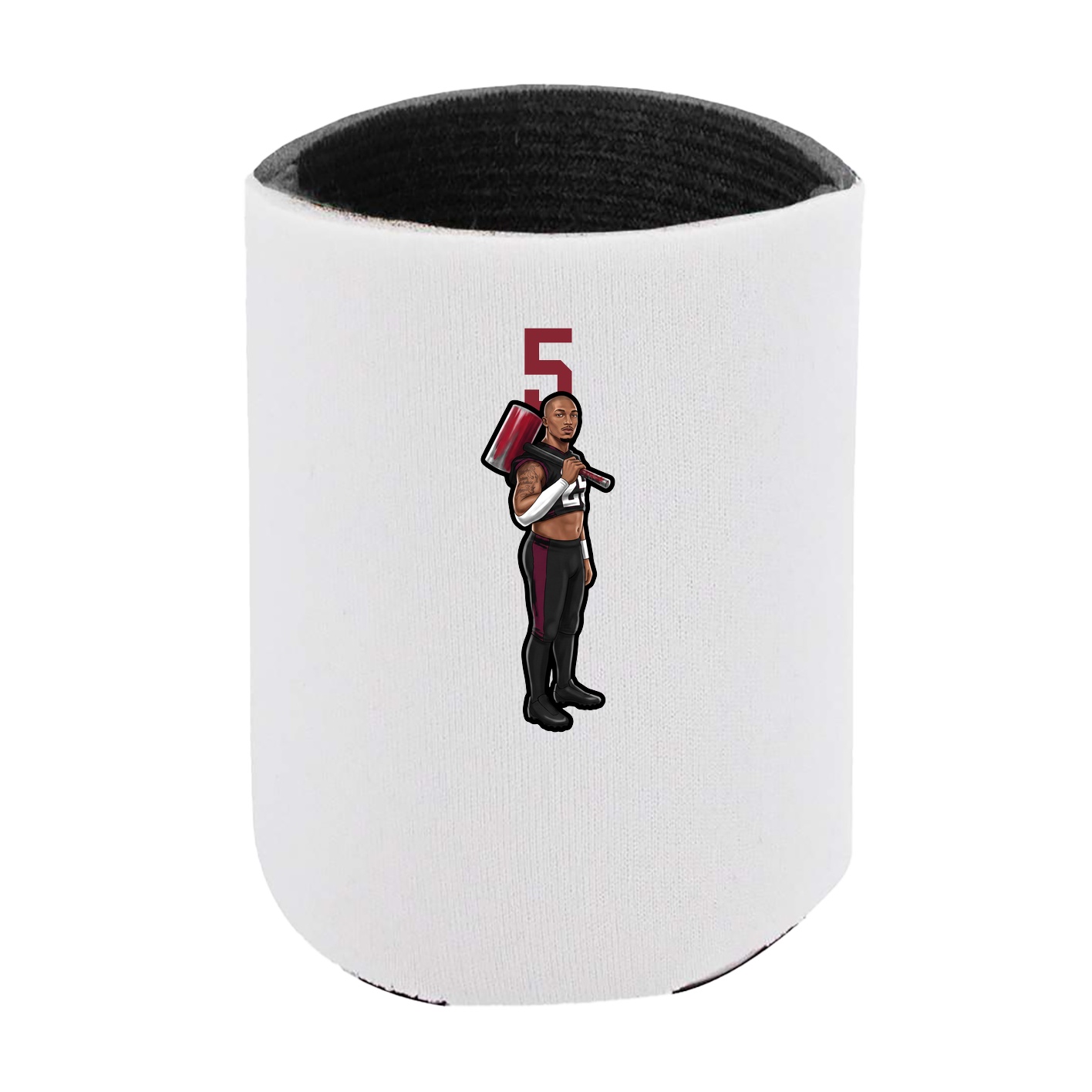 Can Holder — Number Top in White