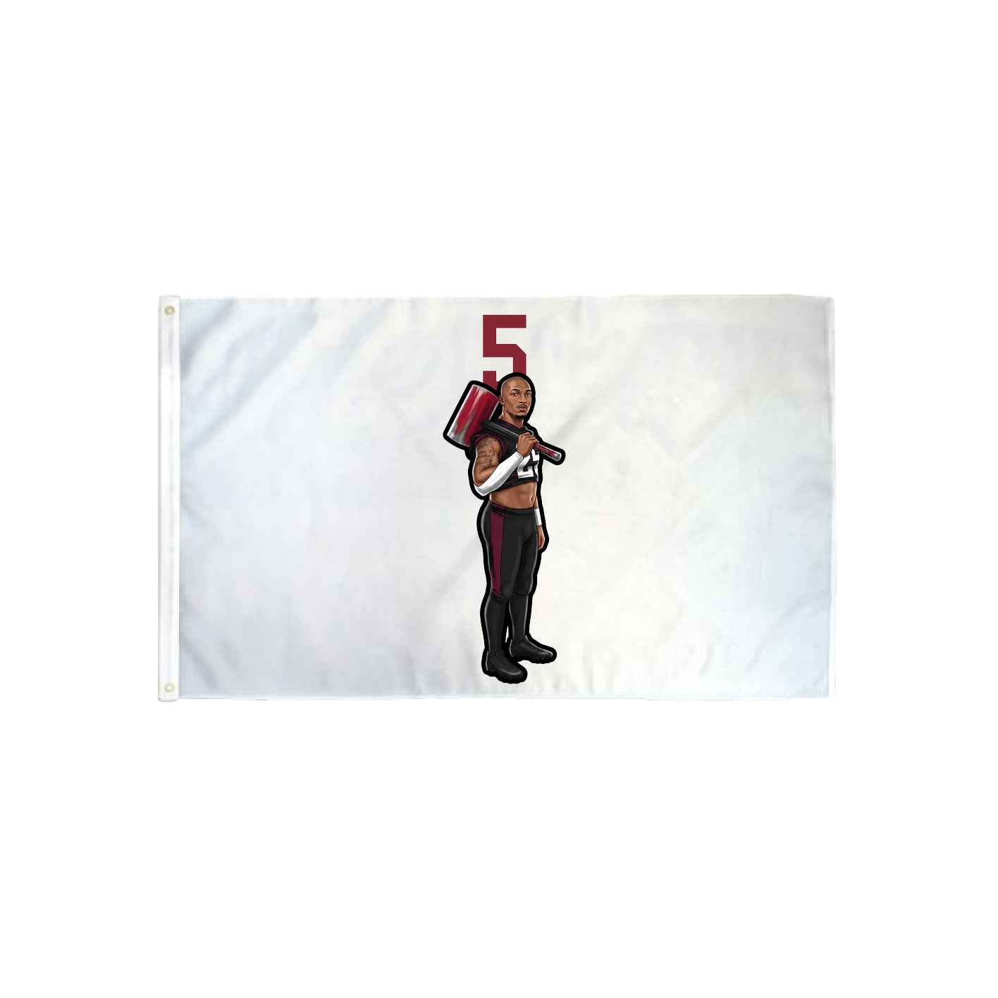 3x5 Flag — Number Top in Classic
