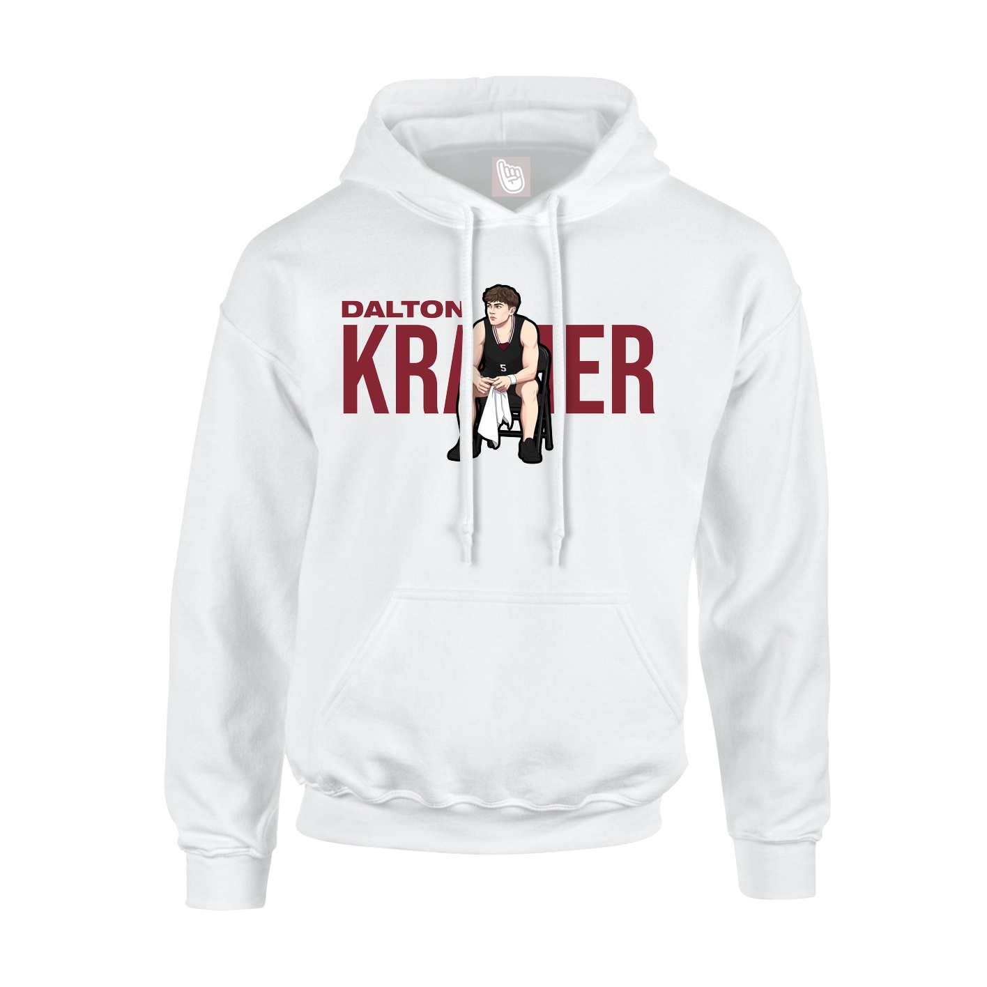 Hoodie — Player Name in White