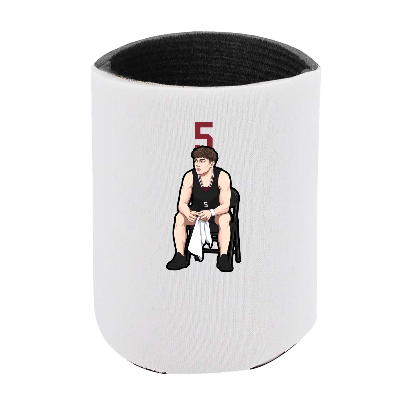 Can Holder — Number Top in White