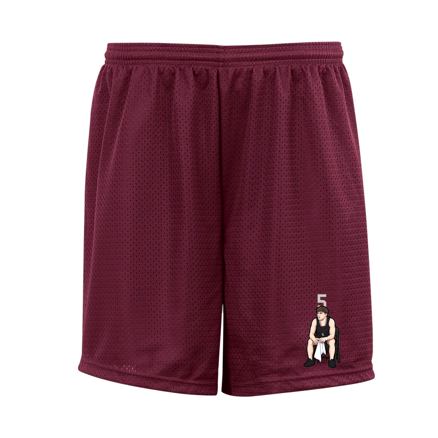 Shorts — Number Top in Cardinal