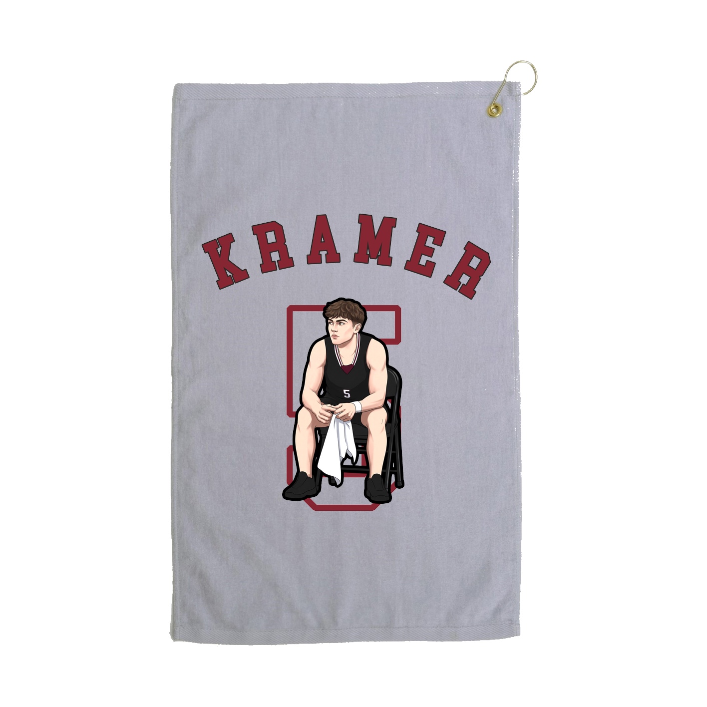 Golf Towel — Shirsey Arch in Grey